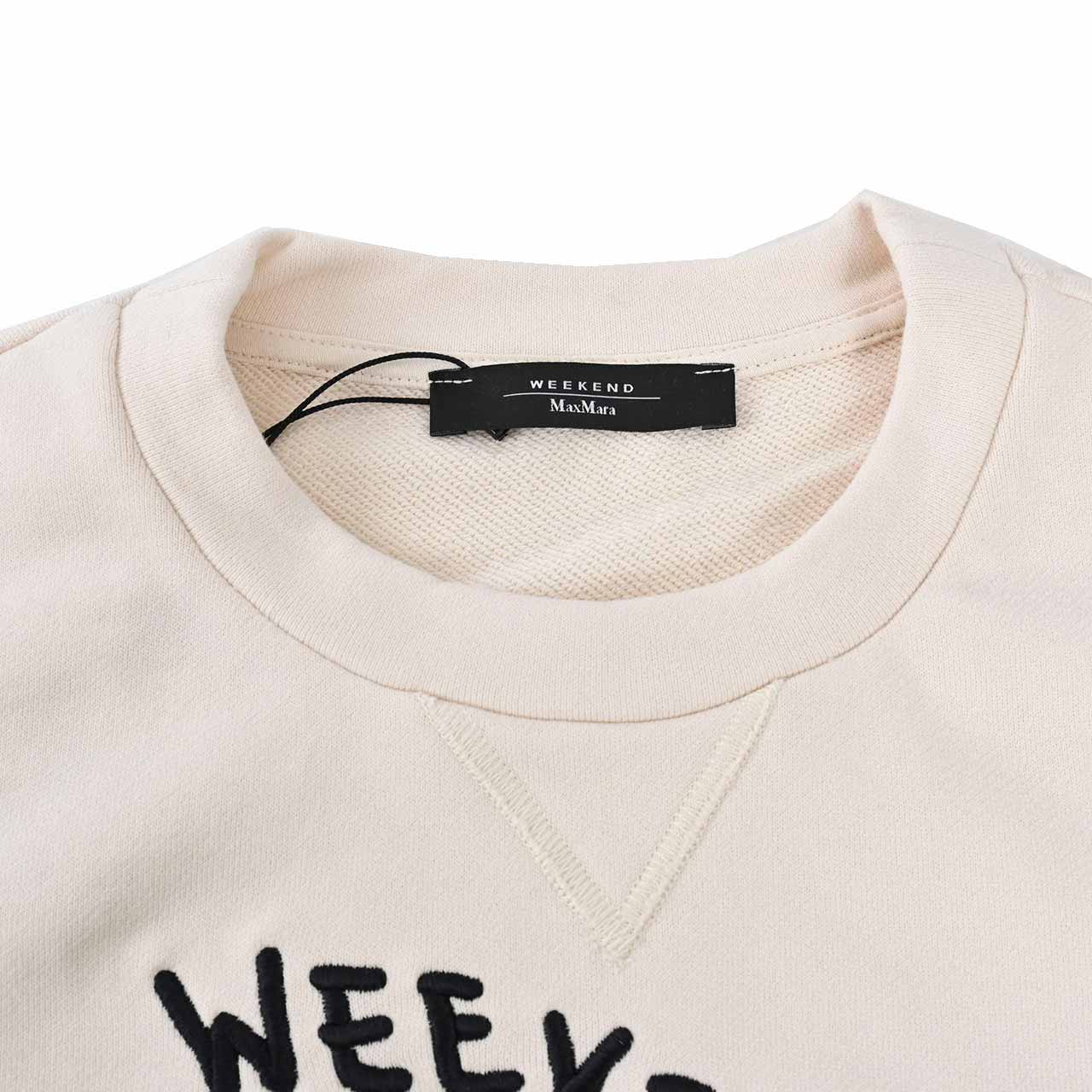 【SALE】 ウィークエンド マックスマーラ WEEKEND MAXMARA トレーナー NATIVA 5921041600 007 クリーム 2024年春夏新作 2024SS レディース 【再入荷なし 在庫限り】