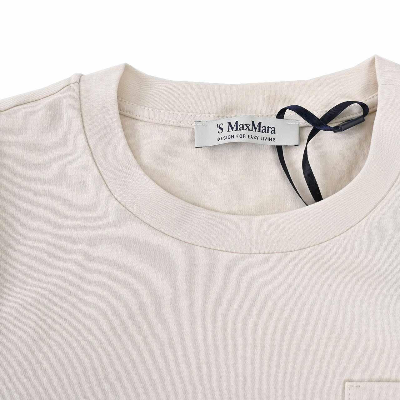 【57%OFF】 エス マックスマーラ S MAX MARA Tシャツ SAX 24199710216 016 ベージュ レディース 【再入荷なし 在庫限り】