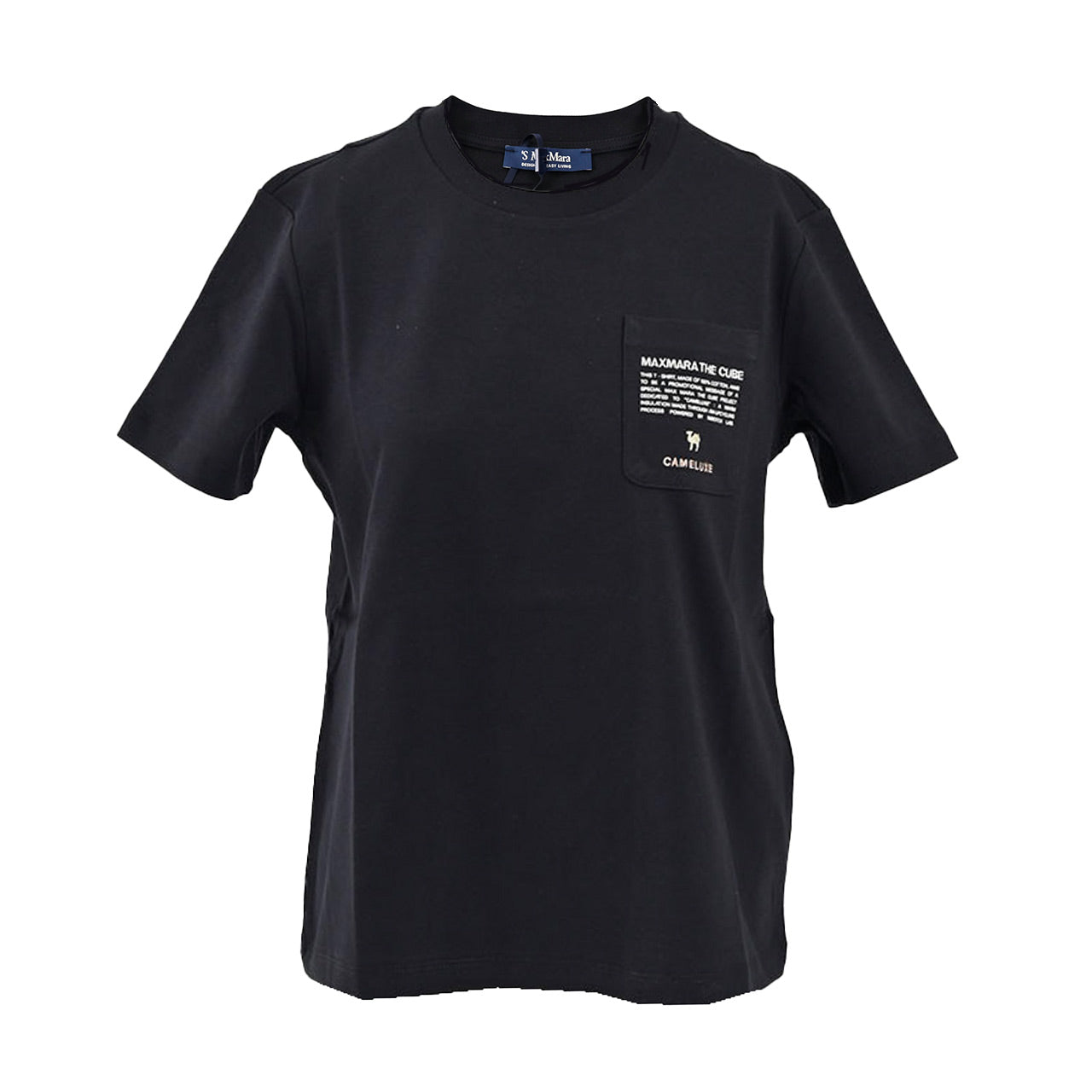 【57%OFF】 エス マックスマーラ S MAX MARA Tシャツ SAX 24199710216 019 ブラック レディース 【再入荷なし 在庫限り】