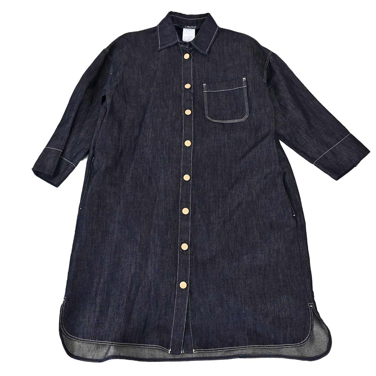 【SALE】 エス マックスマーラ S MAX MARA ワンピース ACCIAO 24192210416 001 ブルー 2024年春夏新作 2024SS レディース 【ラスト1点 38サイズ】 【再入荷なし 在庫限り】