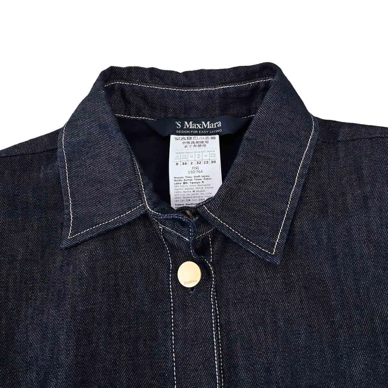 【SALE】 エス マックスマーラ S MAX MARA ワンピース ACCIAO 24192210416 001 ブルー 2024年春夏新作 2024SS レディース 【ラスト1点 38サイズ】 【再入荷なし 在庫限り】