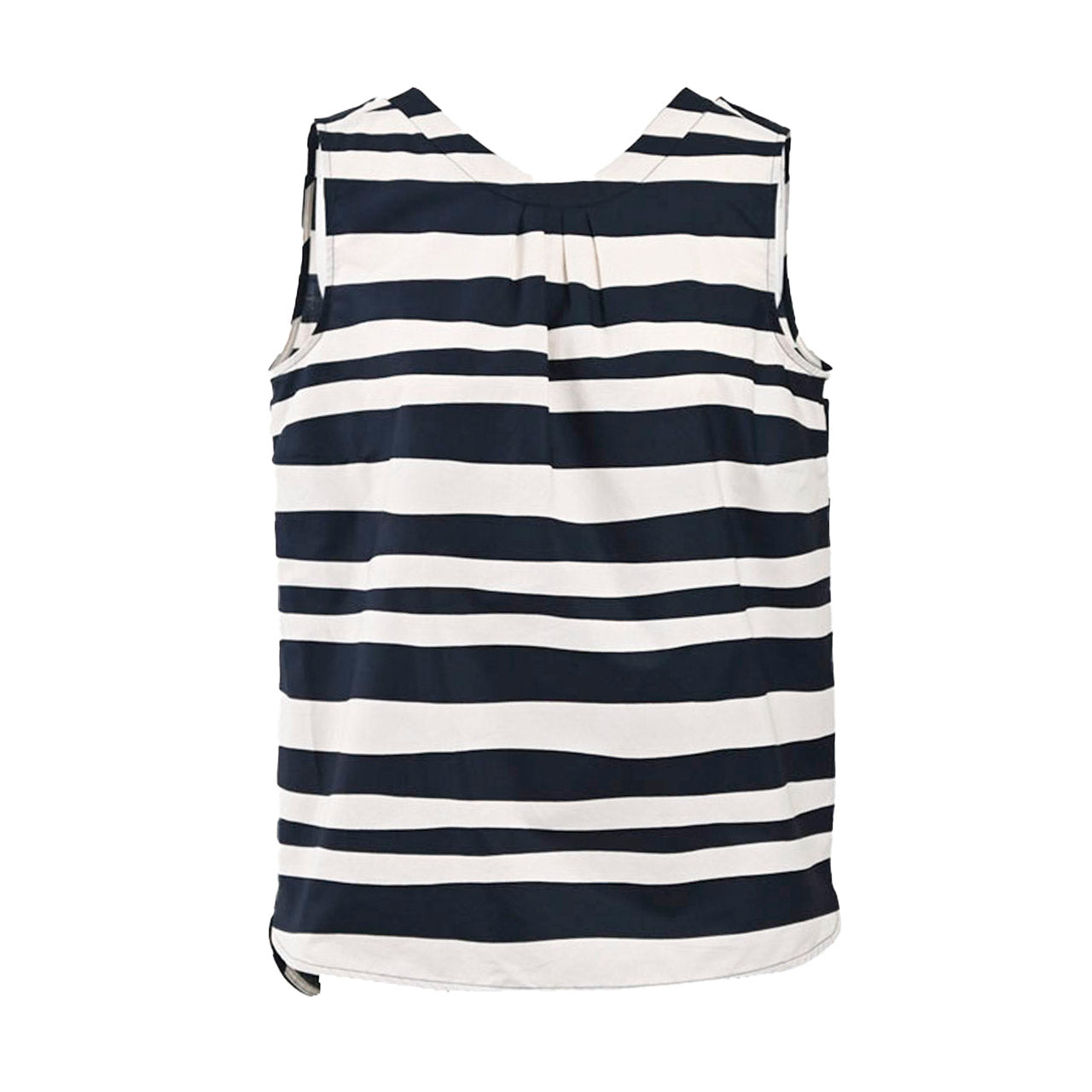 エス マックスマーラ S MAX MARA ノースリーブブラウス HAWAY 24191610236 001 ネイビー 2024年春夏新作 2024SS レディース 【ラスト1点 42サイズ】 【再入荷なし 在庫限り】