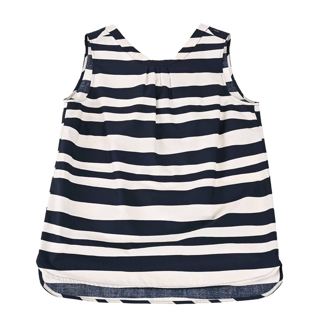 エス マックスマーラ S MAX MARA ノースリーブブラウス HAWAY 24191610236 001 ネイビー 2024年春夏新作 2024SS レディース 【ラスト1点 42サイズ】 【再入荷なし 在庫限り】