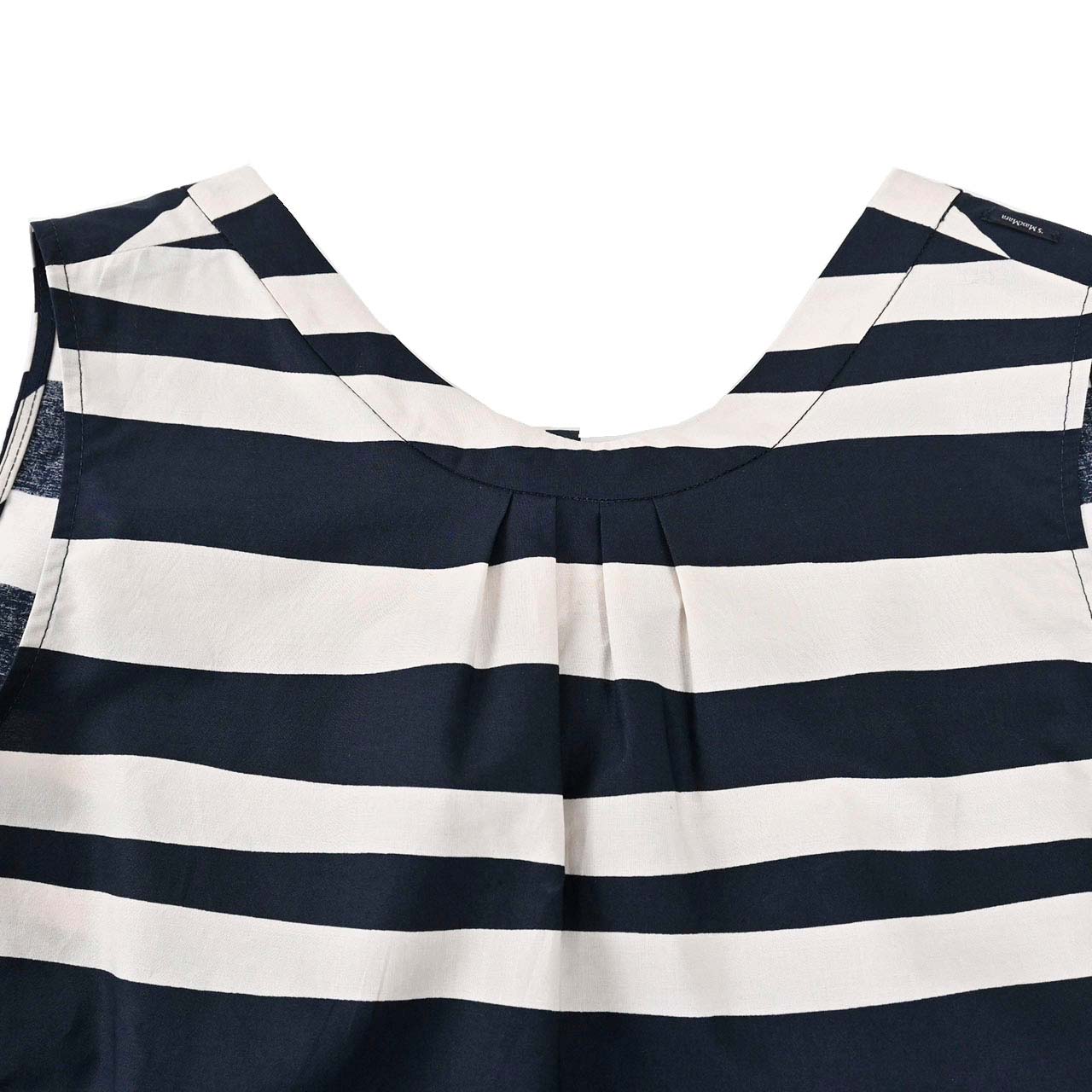 エス マックスマーラ S MAX MARA ノースリーブブラウス HAWAY 24191610236 001 ネイビー 2024年春夏新作 2024SS レディース 【ラスト1点 42サイズ】 【再入荷なし 在庫限り】