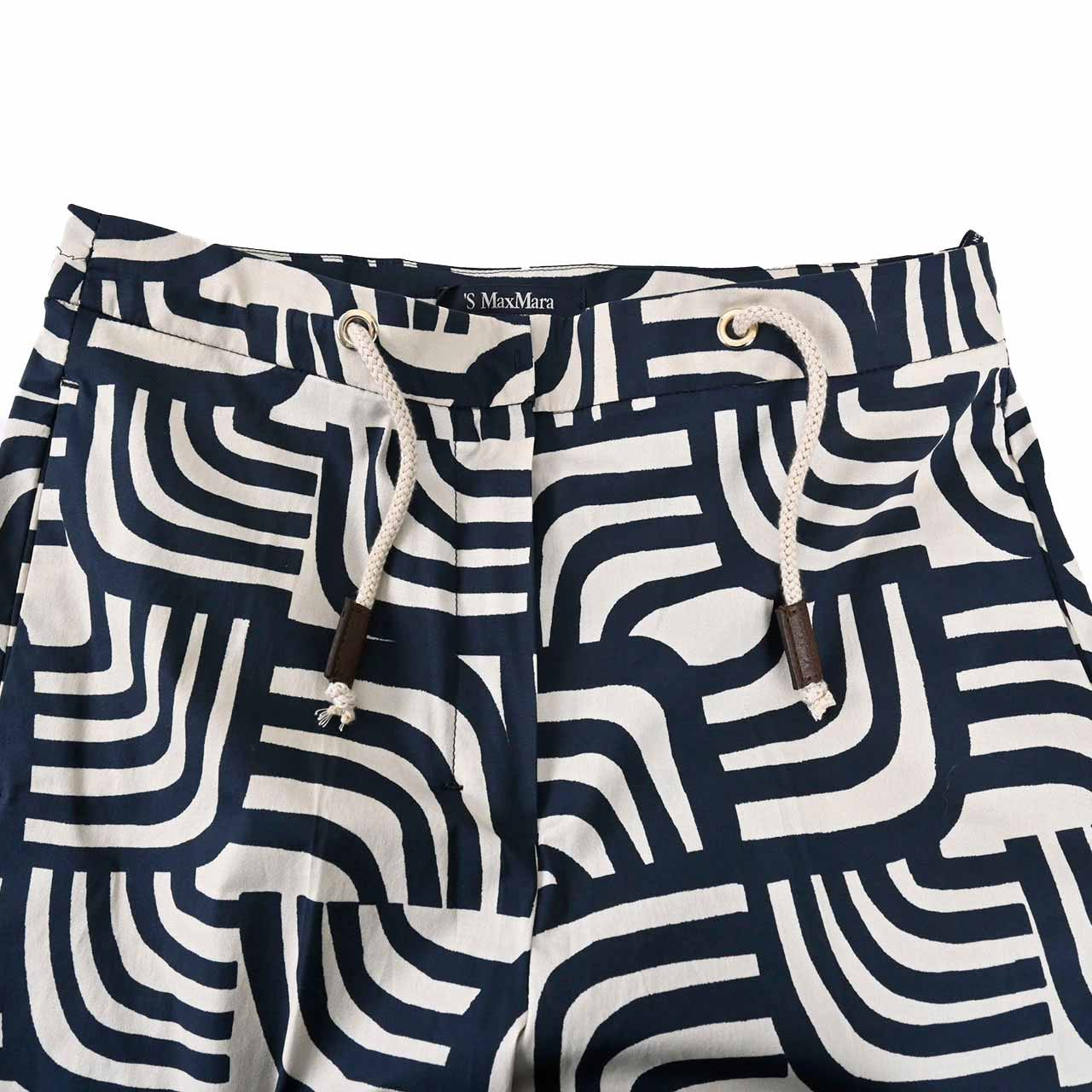 【SALE】 エス マックスマーラ S MAX MARA ワイドパンツ BELLA 24191312136 003 ネイビー 2024年春夏新作 2024SS レディース 【再入荷なし 在庫限り】