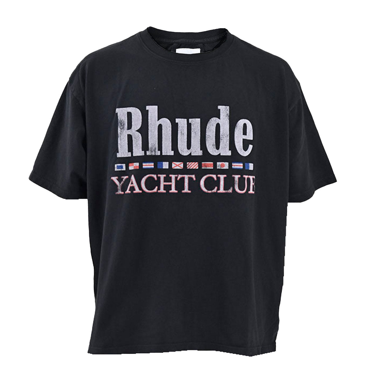 【16%OFF】 ルード RHUDE Tシャツ RHSS24TT1001 2610 0610 ブラック メンズ 【ラスト1点 XLサイズ】
