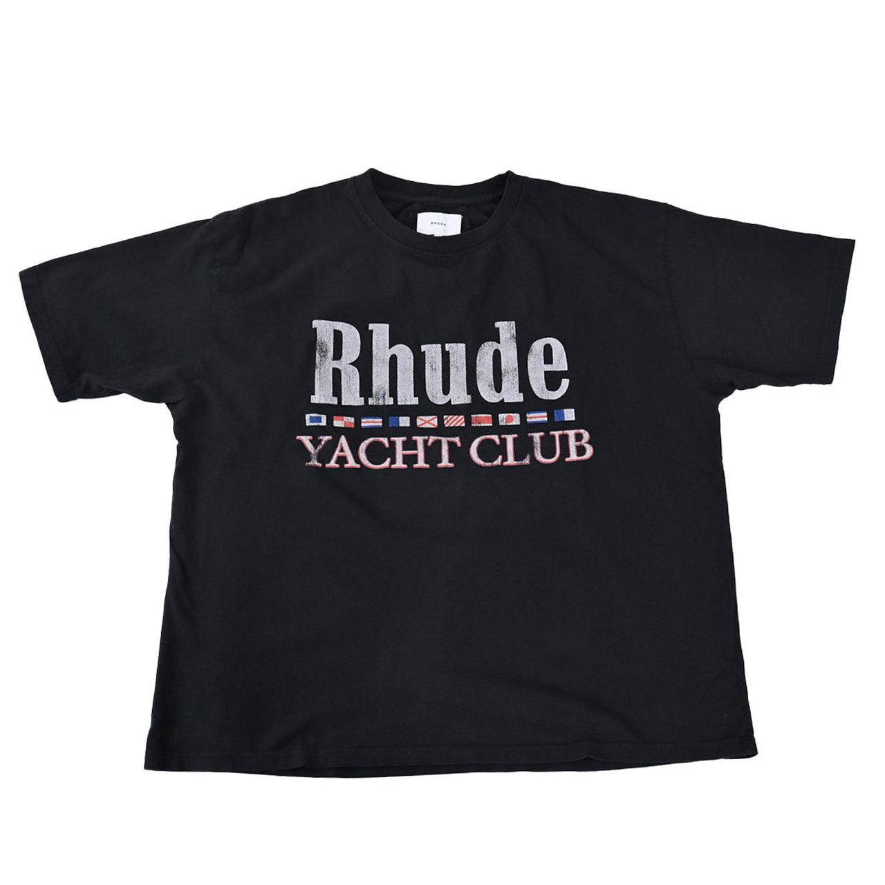 【16%OFF】 ルード RHUDE Tシャツ RHSS24TT1001 2610 0610 ブラック メンズ 【ラスト1点 XLサイズ】