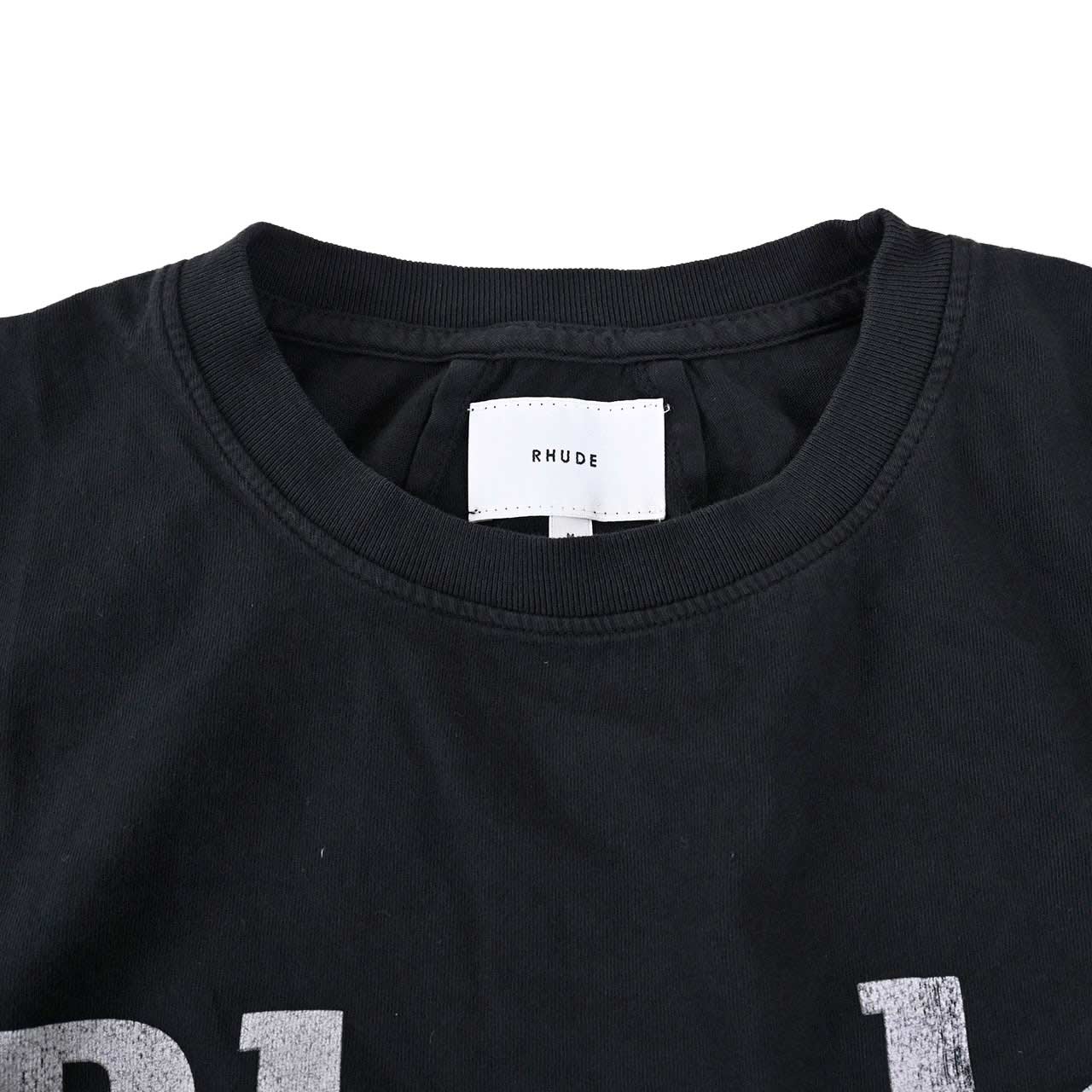 【16%OFF】 ルード RHUDE Tシャツ RHSS24TT1001 2610 0610 ブラック メンズ 【ラスト1点 XLサイズ】