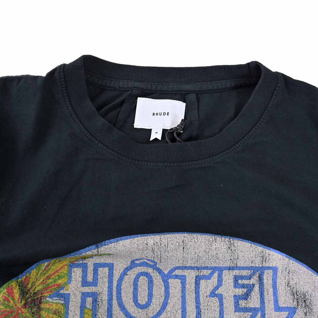 【16%OFF】 ルード RHUDE Tシャツ RHPS24TT0301 2610 0610 ブラック メンズ 【ラスト1点 XLサイズ】