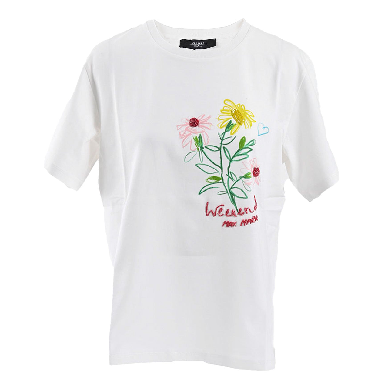 【62%OFF】 ウィークエンド マックスマーラ WEEKEND MAXMARA Tシャツ BASSANO 59710626 002 ホワイト レディース 【再入荷なし 在庫限り】