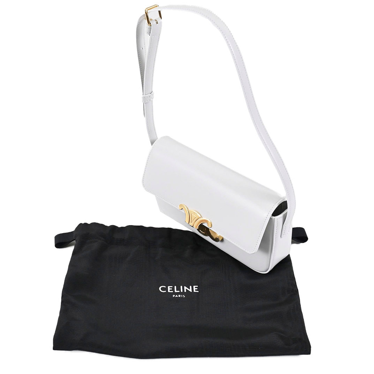 セリーヌ CELINE ショルダーバッグ 19414 3BF4 01HT ホワイト 2024年春夏新作 2024SS レディース