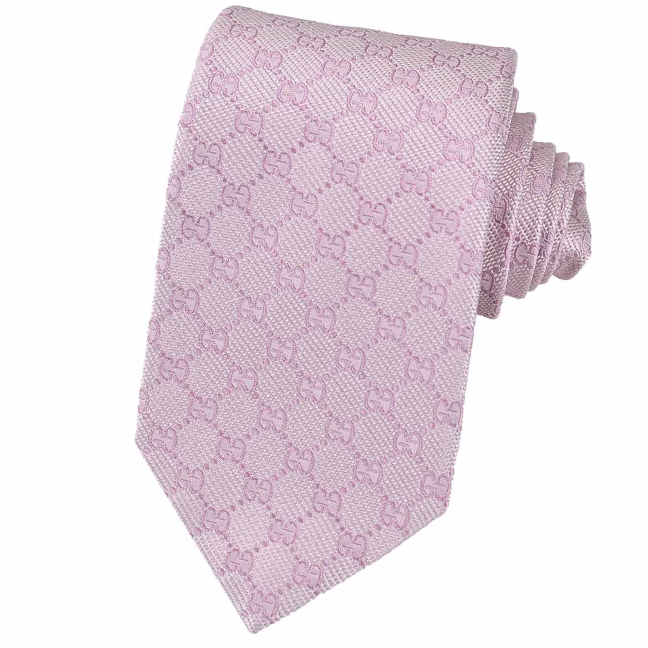 グッチ GUCCI ネクタイ 10GU3A456522 5900 ピンク メンズ 就職祝い 誕生日 新生活応援 ギフト プレゼント 【プライスダウン】