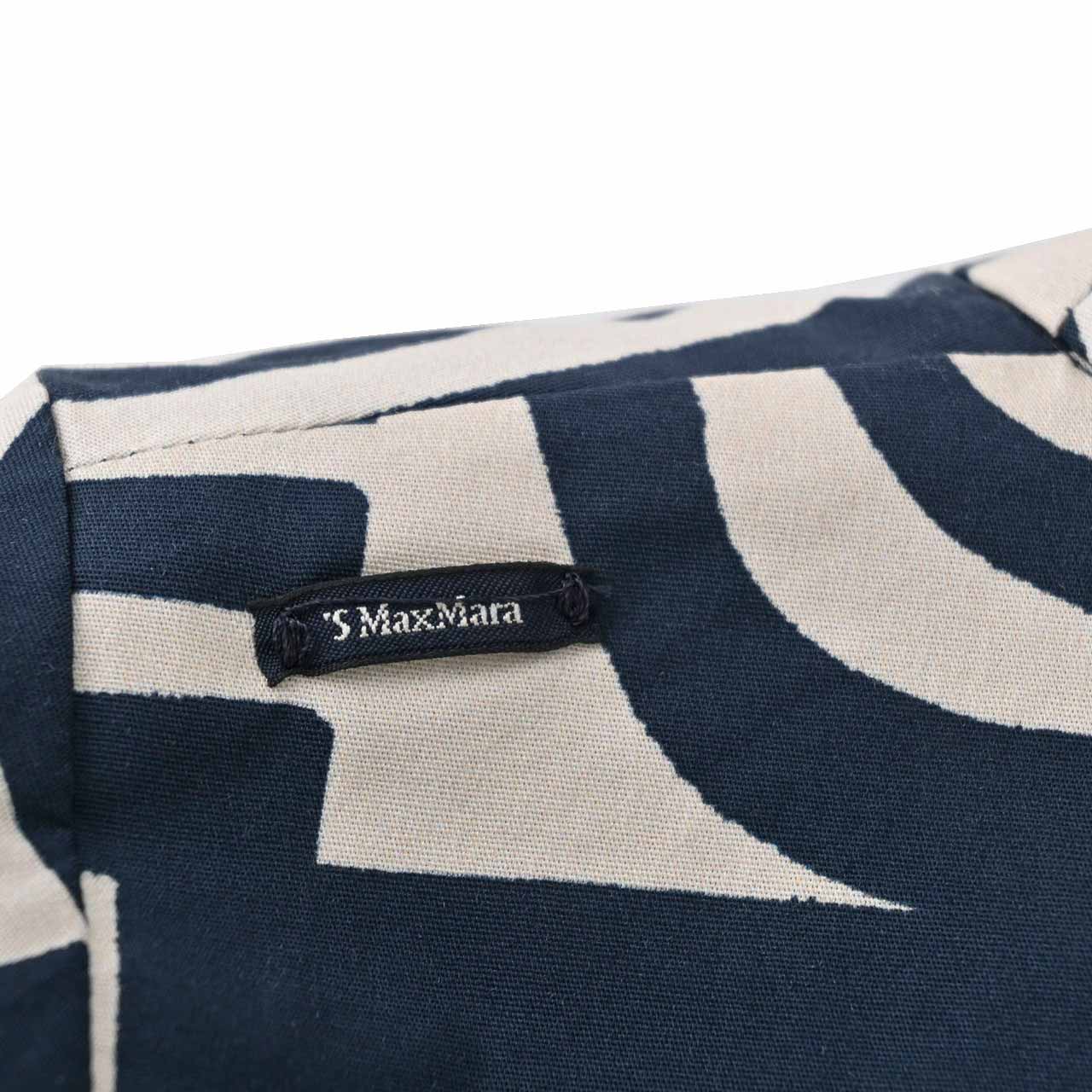 エス マックスマーラ S MAX MARA ワンピース ORNELLA 24192212336 003 ネイビー 2024SS レディース 【ラスト1点 42サイズ】
