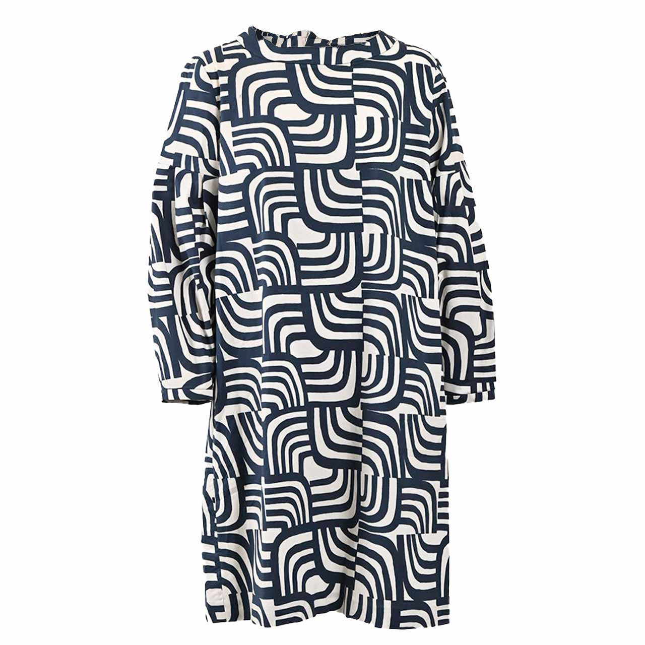 エス マックスマーラ S MAX MARA ワンピース ORNELLA 24192212336 003 ネイビー 2024SS レディース 【ラスト1点 42サイズ】