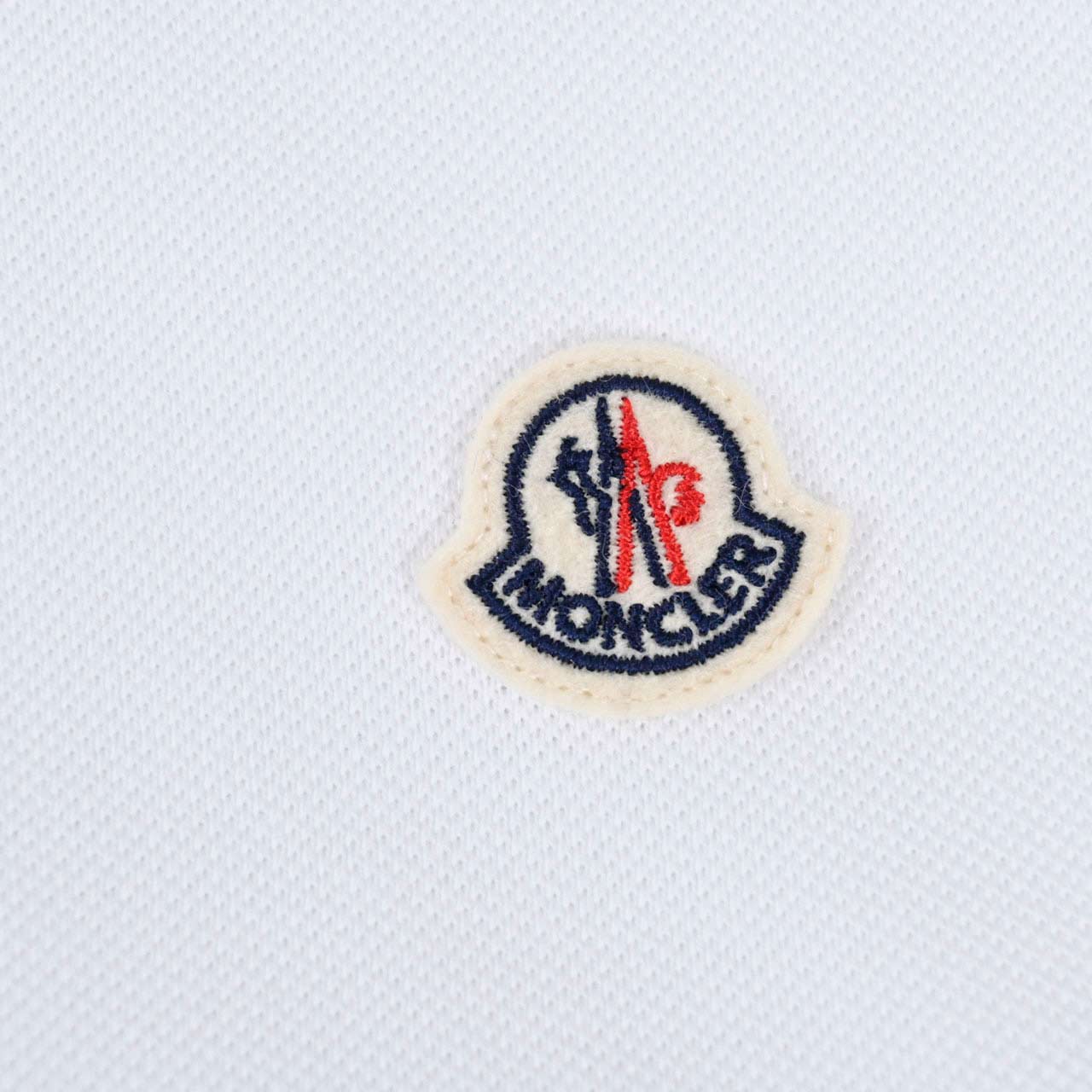 モンクレール MONCLER ポロシャツ 8A703 00 84556 001 ホワイト 2024年春夏新作 2024SS メンズ ゴルフ