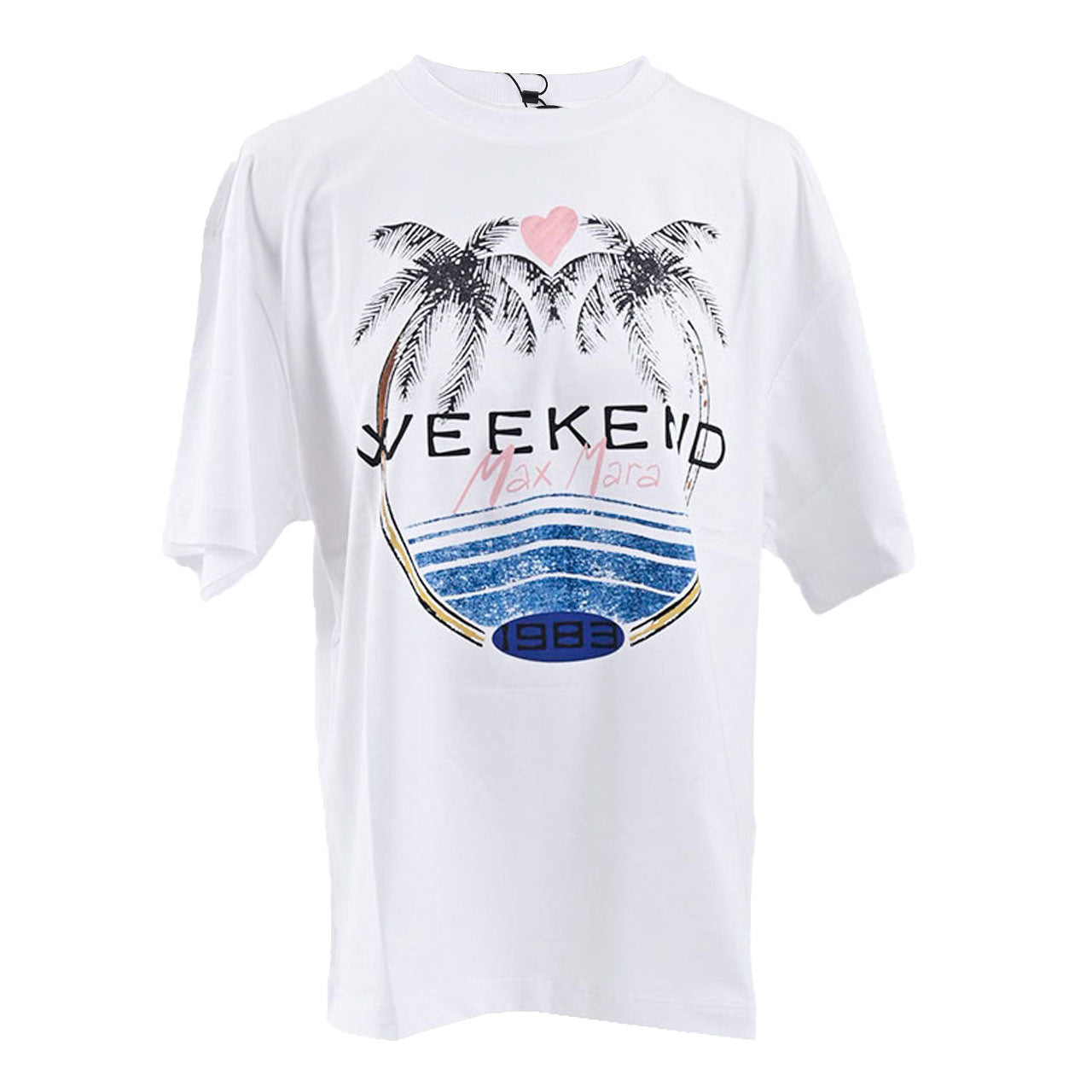 【59%OFF】 ウィークエンド マックスマーラ WEEKEND MAXMARA Tシャツ VITERBO 59710326 003 ホワイト 2024SS レディース