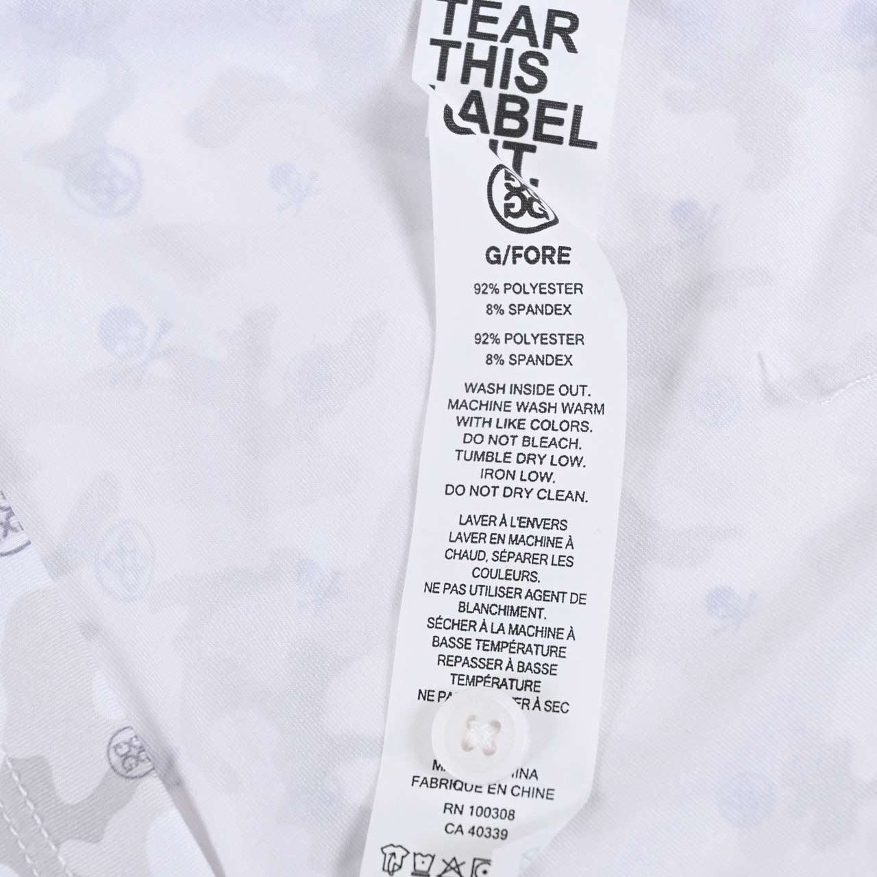 ジーフォア G FORE ポロシャツ GMP000001 SNO ホワイト 2024年春夏新作 2024SS メンズ ゴルフ 【特典対象商品】 ギフト プレゼント