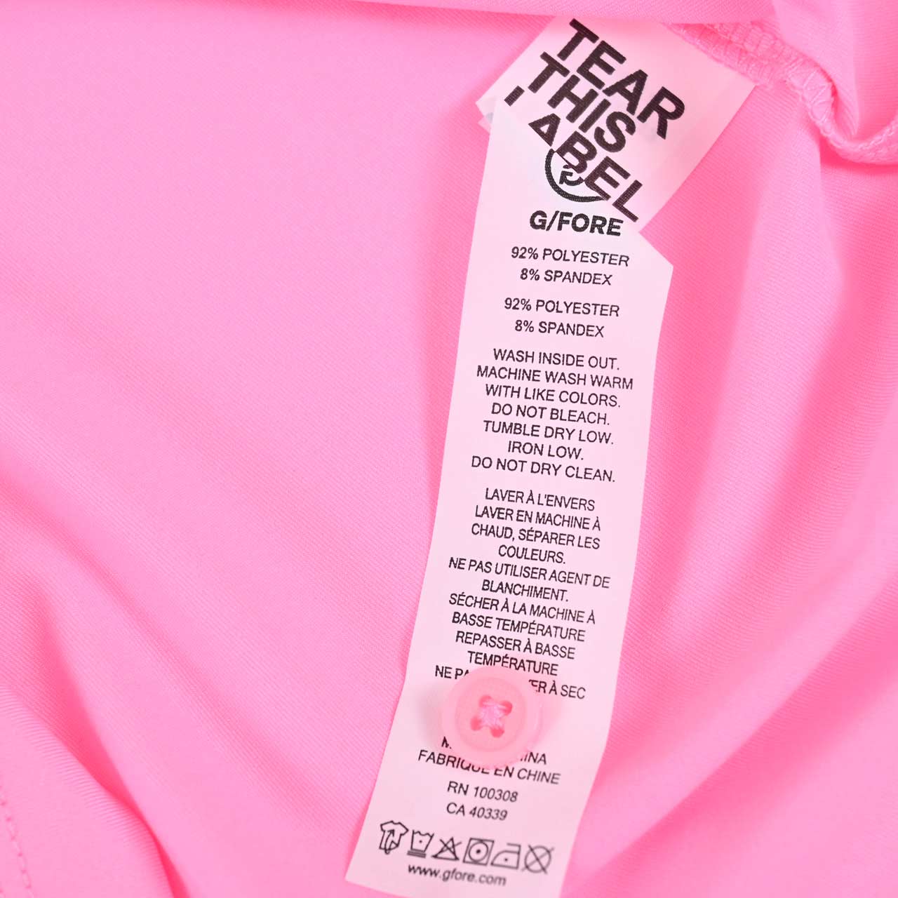 ジーフォア G FORE ポロシャツ GMP000013 CDY ピンク 2024年春夏新作 2024SS メンズ ゴルフ 【特典対象商品】 ギフト プレゼント