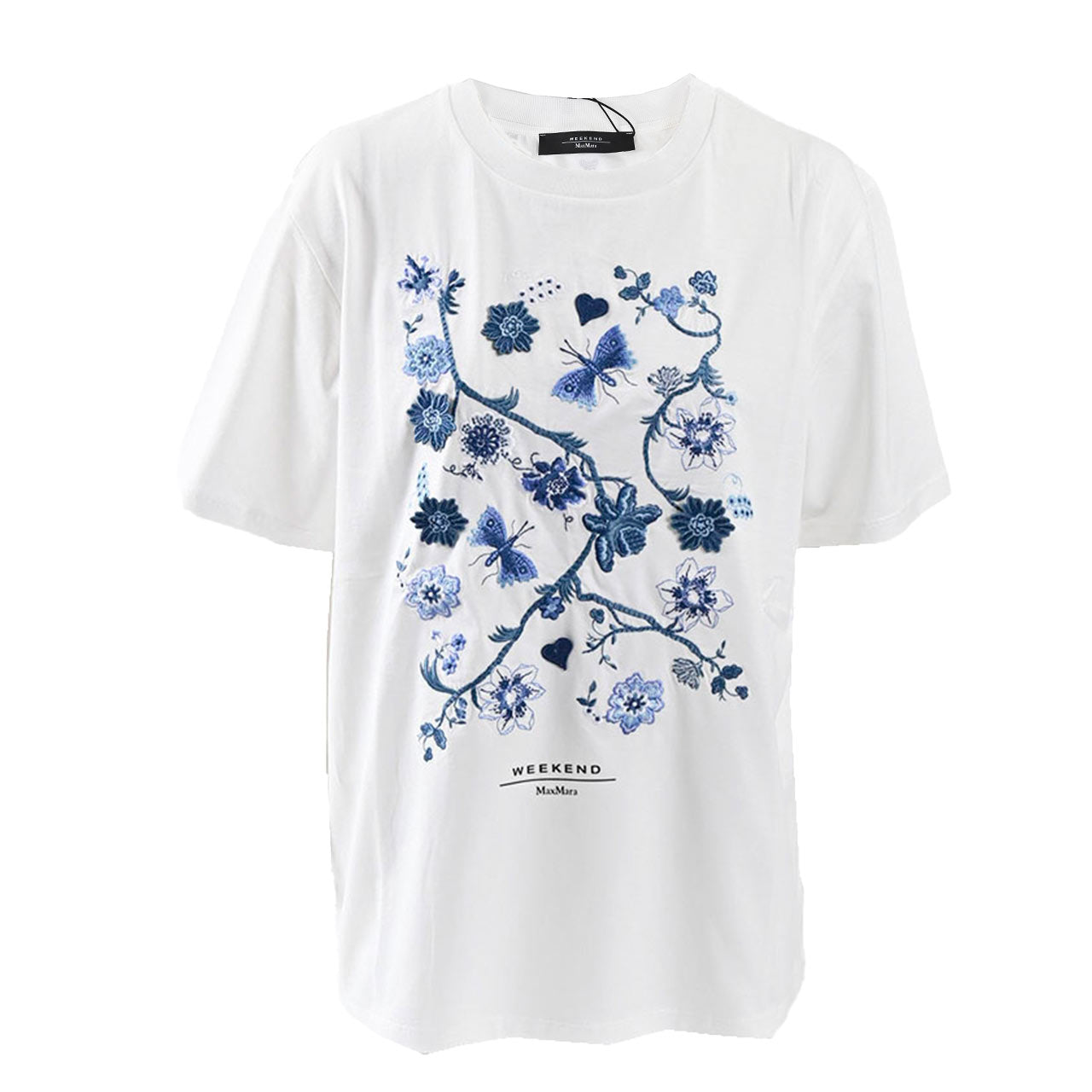 【SALE】 ウィークエンド マックスマーラ WEEKEND MAXMARA Tシャツ BARBANO 5976041600 004 ホワイト 2024AW レディース 【再入荷なし 在庫限り】 【プライスダウン】