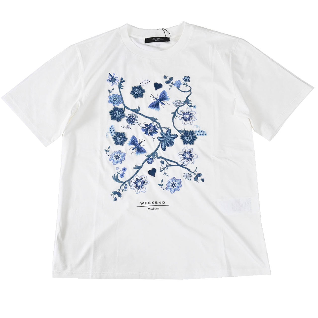 【SALE】 ウィークエンド マックスマーラ WEEKEND MAXMARA Tシャツ BARBANO 5976041600 004 ホワイト 2024AW レディース 【再入荷なし 在庫限り】 【プライスダウン】