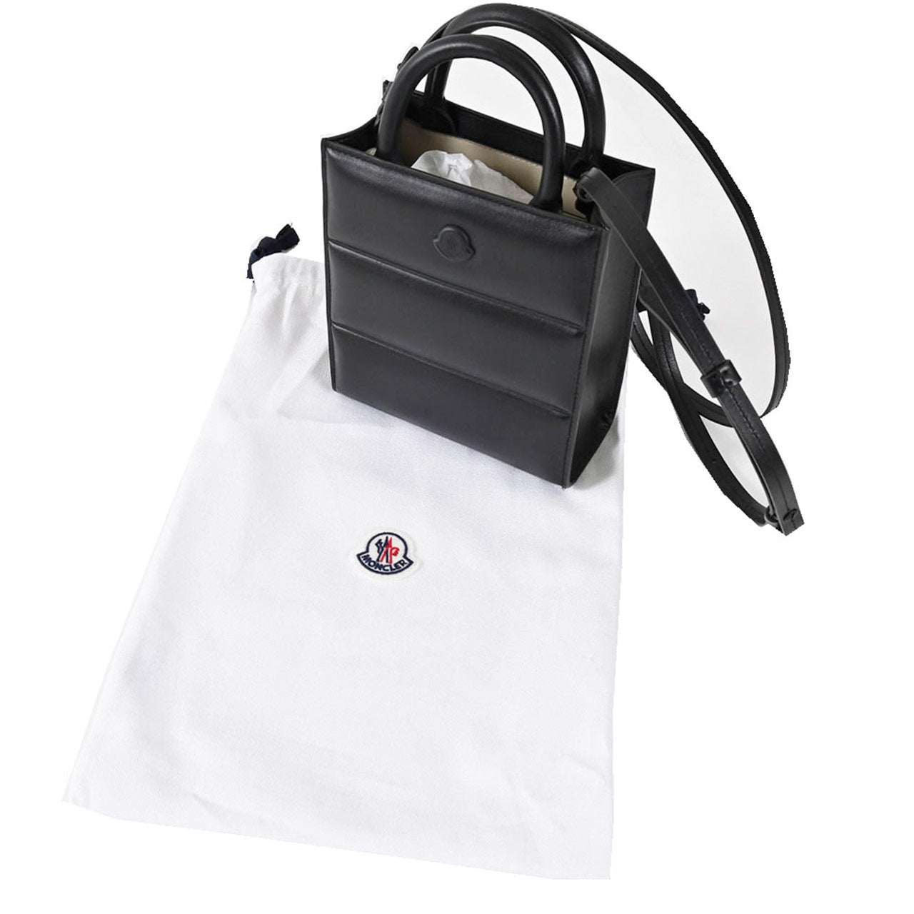 モンクレール MONCLER トートバッグ DOUDOUNE 6A000 01 M3492 999 ブラック 2024SS レディース 【プライスダウン】