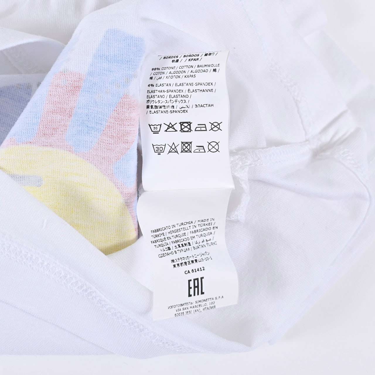 【36%OFF】 ステラ マッカートニー STELLA McCARTNEY Tシャツ TU8631 Z0434 100 ホワイト 2024SS メンズ レディース 【ラスト1点 6サイズ】