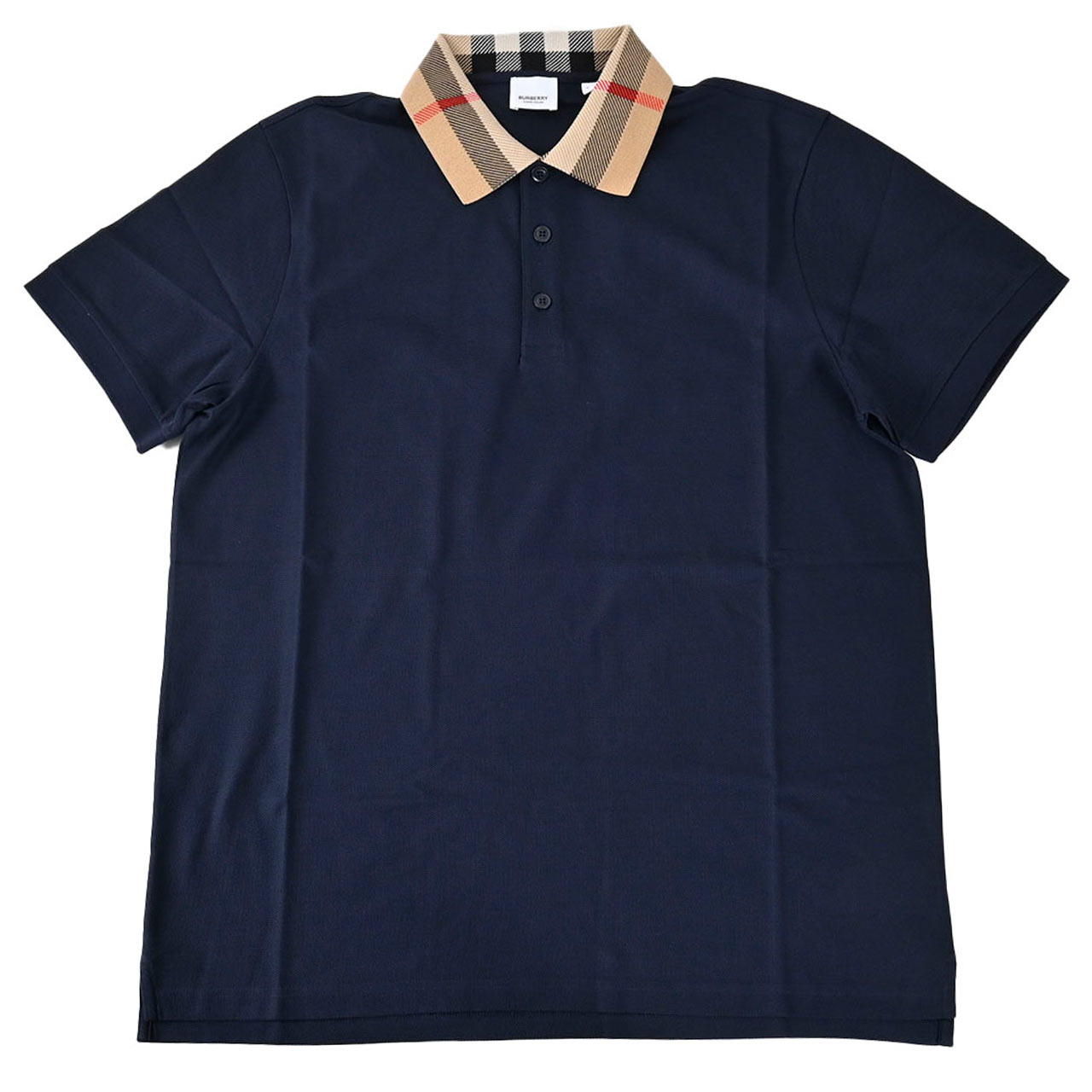 バーバリー BURBERRY ポロシャツ 8072661 CODY B3590 ネイビー 2024SS メンズ 【ラスト1点 XXLサイズ】 ゴルフ