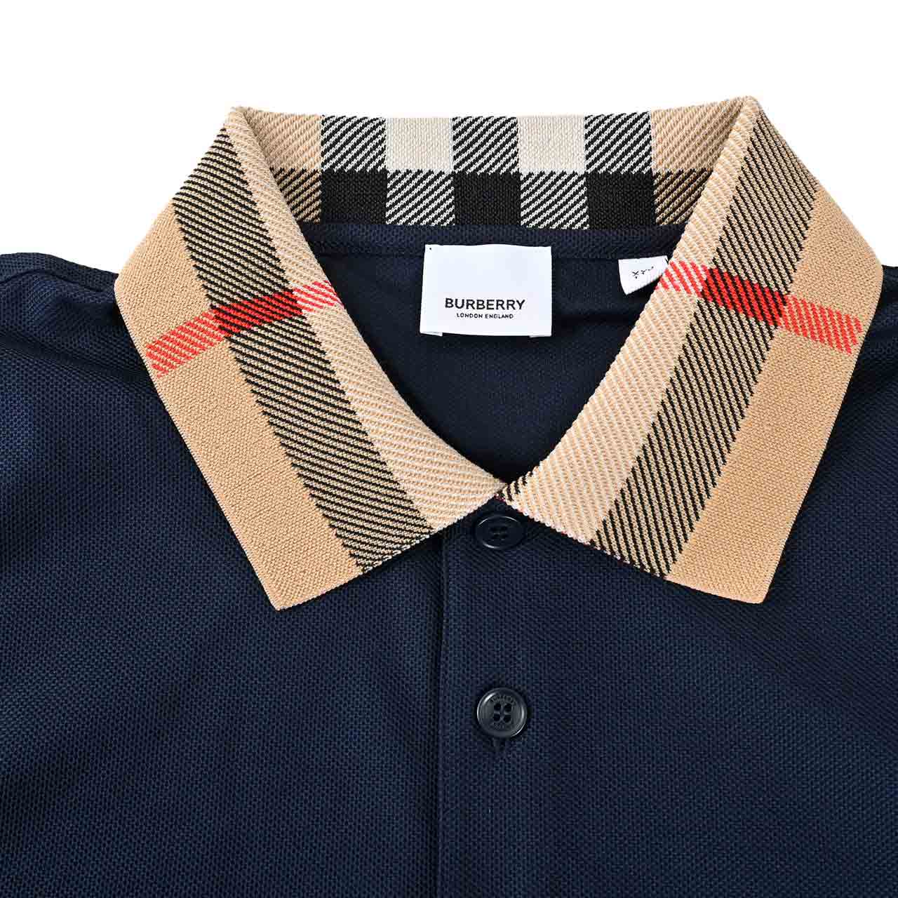 バーバリー BURBERRY ポロシャツ 8072661 CODY B3590 ネイビー 2024SS メンズ 【ラスト1点 XXLサイズ】 ゴルフ