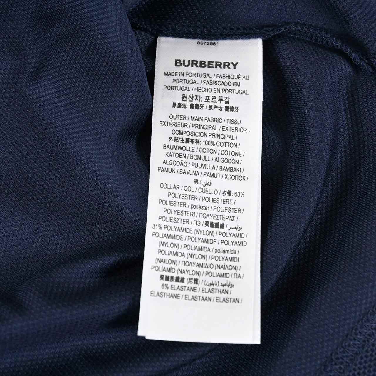 バーバリー BURBERRY ポロシャツ 8072661 CODY B3590 ネイビー 2024SS メンズ 【ラスト1点 XXLサイズ】 ゴルフ