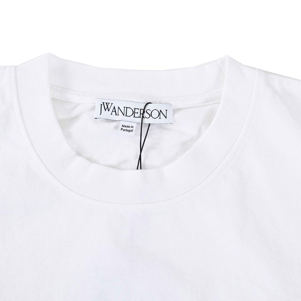 【期間限定SALE】 ジェイダブリューアンダーソン JW ANDERSON Tシャツ JT0236 PG1606 001 ホワイト 2024SS メンズ 【ラスト1点 Lサイズ】