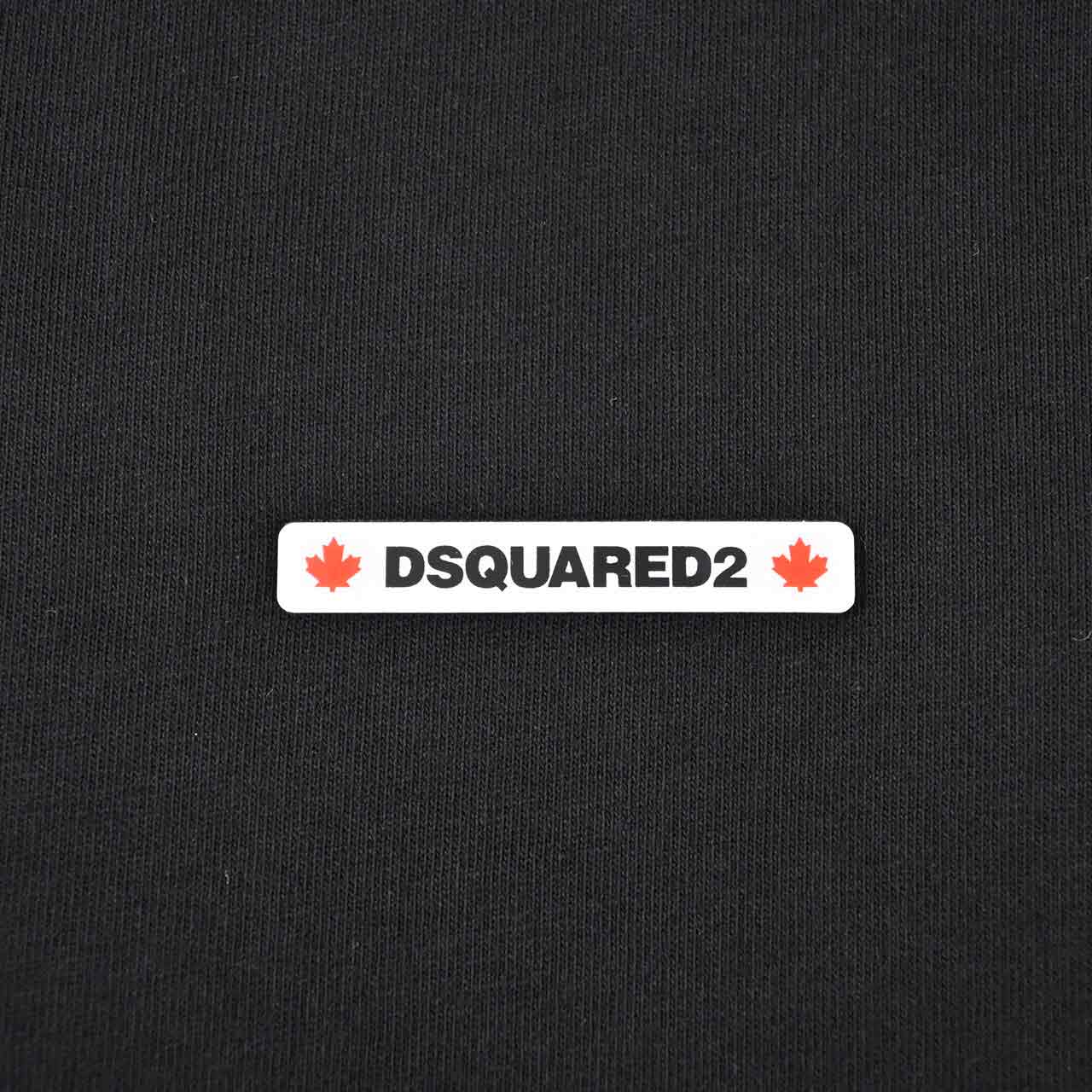 【期間限定SALE】 ディースクエアード DSQUARED2 クルーネック長袖Tシャツ S74GD1354 D20S020 Regular Fit Tee 900 ブラック メンズ 2024年秋冬新作 2024AW