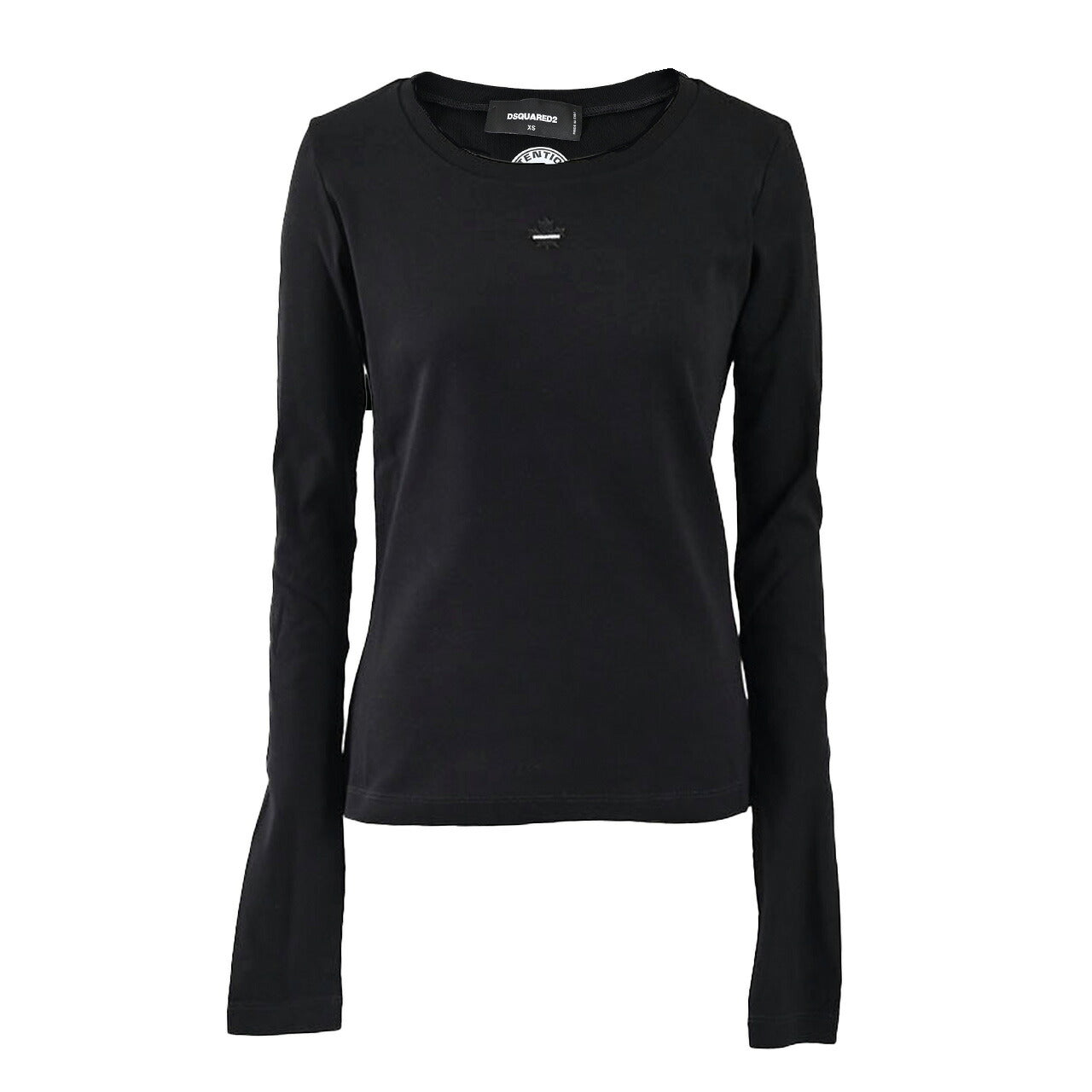 ディースクエアード DSQUARED2 クルーネック長袖Tシャツ S75GD0428 S23S010 Mini Fit Tee 900 ブラック 2024AW 2024年秋冬新作 レディース 【プライスダウン】