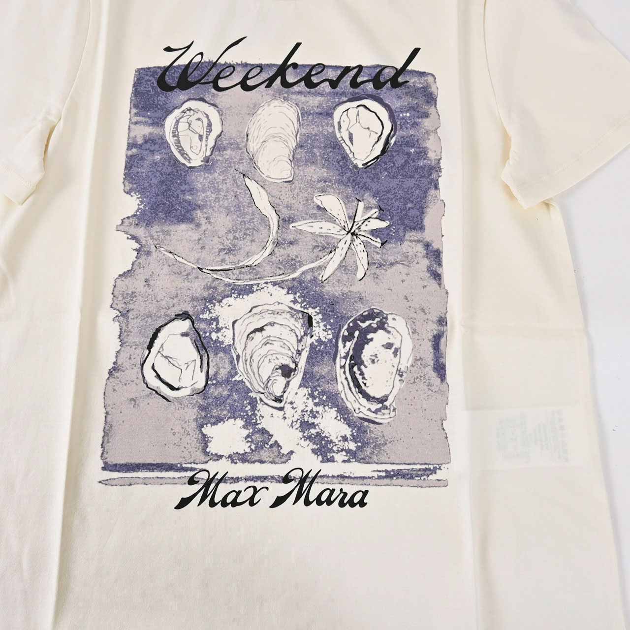 【期間限定SALE】 ウィークエンド マックスマーラ WEEKEND MAXMARA Tシャツ ZIRLO 59760316 004 クリーム 2024AW レディース