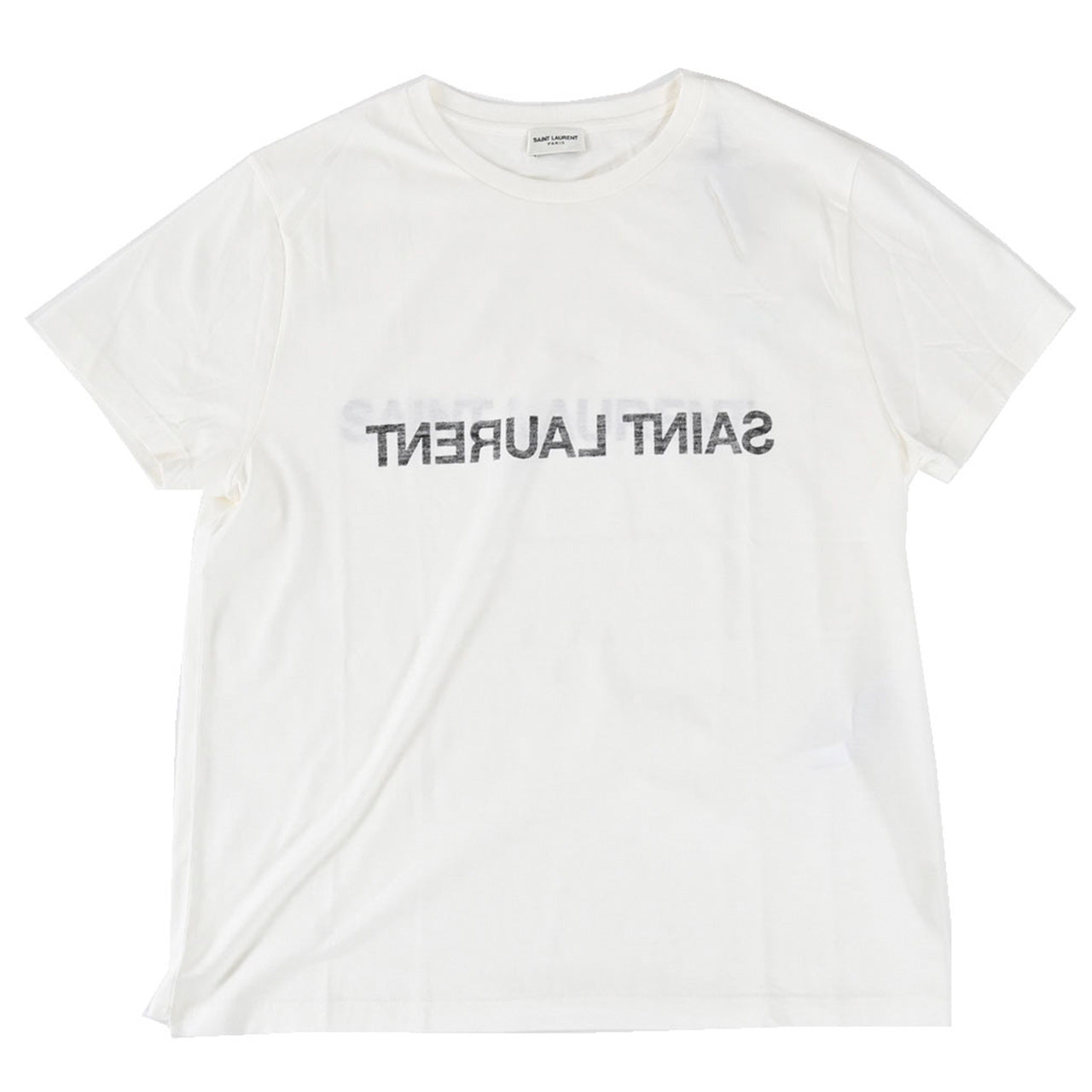 【36%OFF】 サンローラン Saint Laurent Tシャツ 663278 Y37AW 9744 ホワイト メンズ