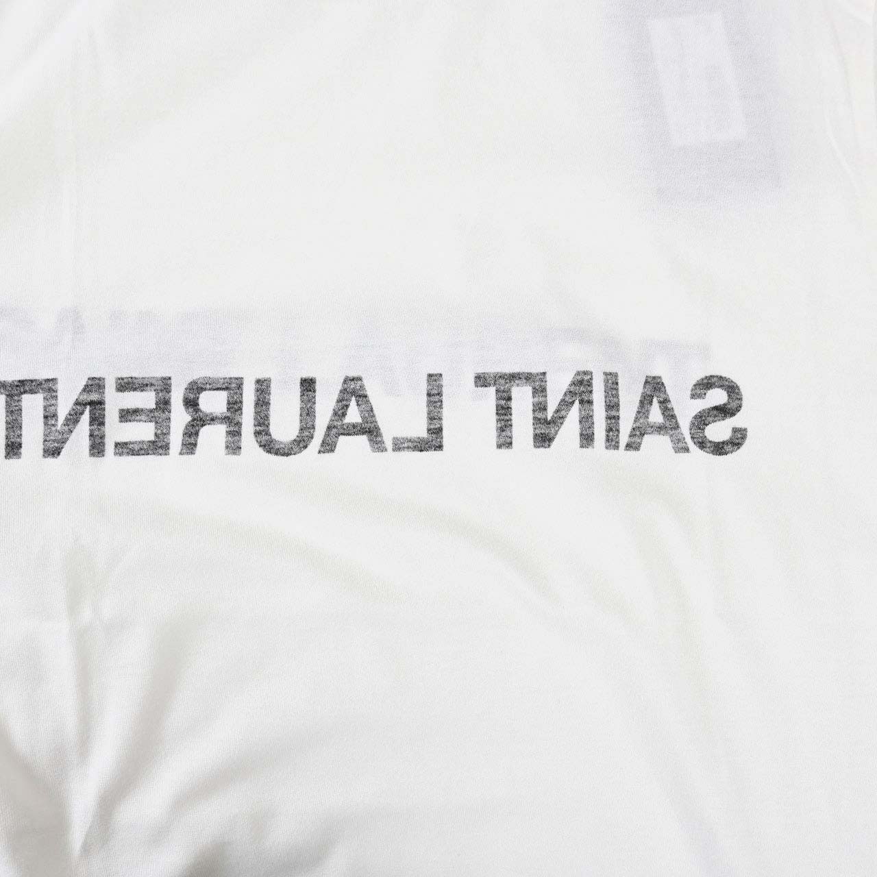 【36%OFF】 サンローラン Saint Laurent Tシャツ 663278 Y37AW 9744 ホワイト メンズ