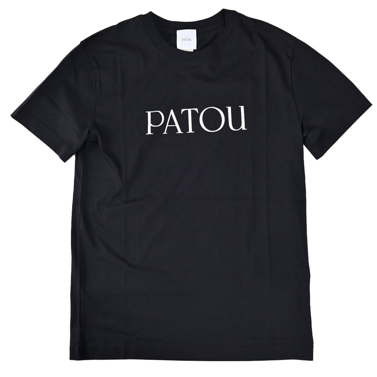 【39%OFF】 パトゥ PATOU Tシャツ JE0299999 999B ブラック 2024SS レディース【ラスト1点 Lサイズ】