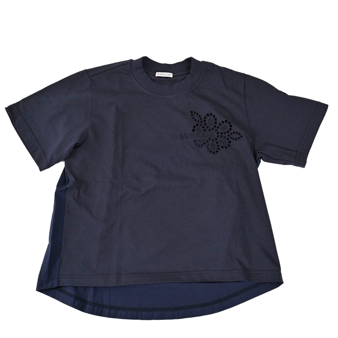 モンクレール MONCLER Tシャツ 8C 00028 829HP 778 ネイビー 2023SS レディース