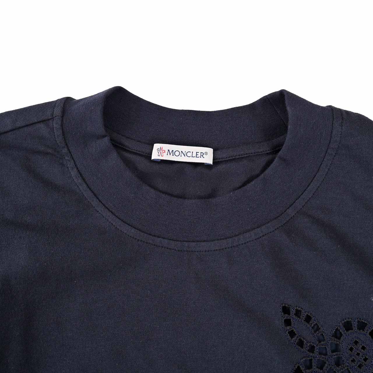 モンクレール MONCLER Tシャツ 8C 00028 829HP 778 ネイビー 2023SS レディース