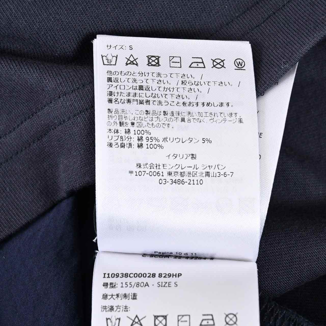モンクレール MONCLER Tシャツ 8C 00028 829HP 778 ネイビー 2023SS レディース