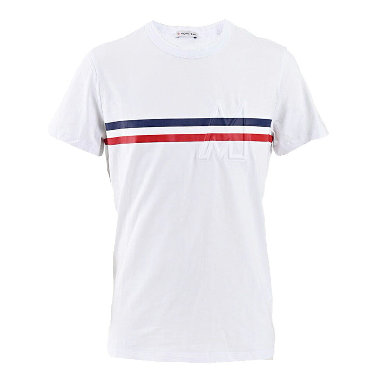 モンクレール MONCLER クルーネック半袖Tシャツ 8C75510 8390T 001 ホワイト メンズ