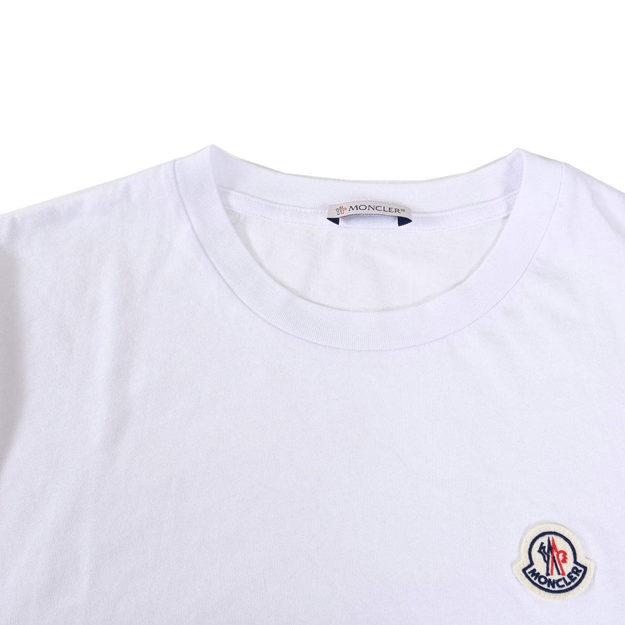 モンクレール MONCLER Tシャツ 8D00011 829H8 001 ホワイト メンズ 【ラスト1点 XLサイズ】