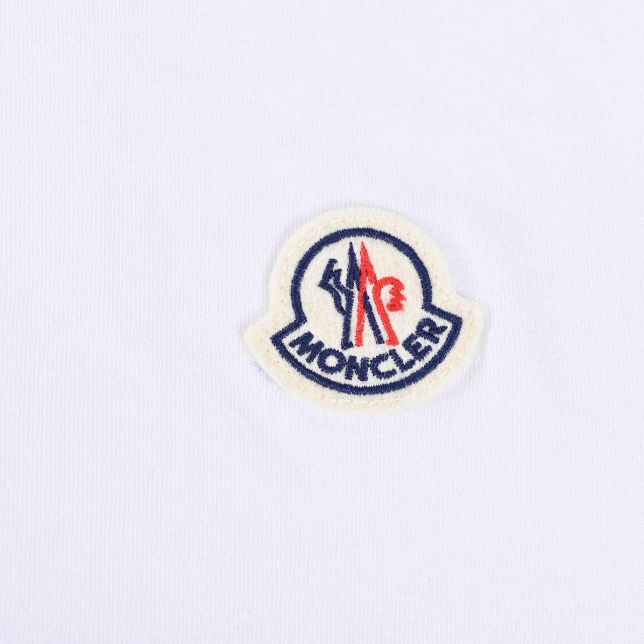 モンクレール MONCLER Tシャツ 8D00011 829H8 001 ホワイト メンズ 【ラスト1点 XLサイズ】