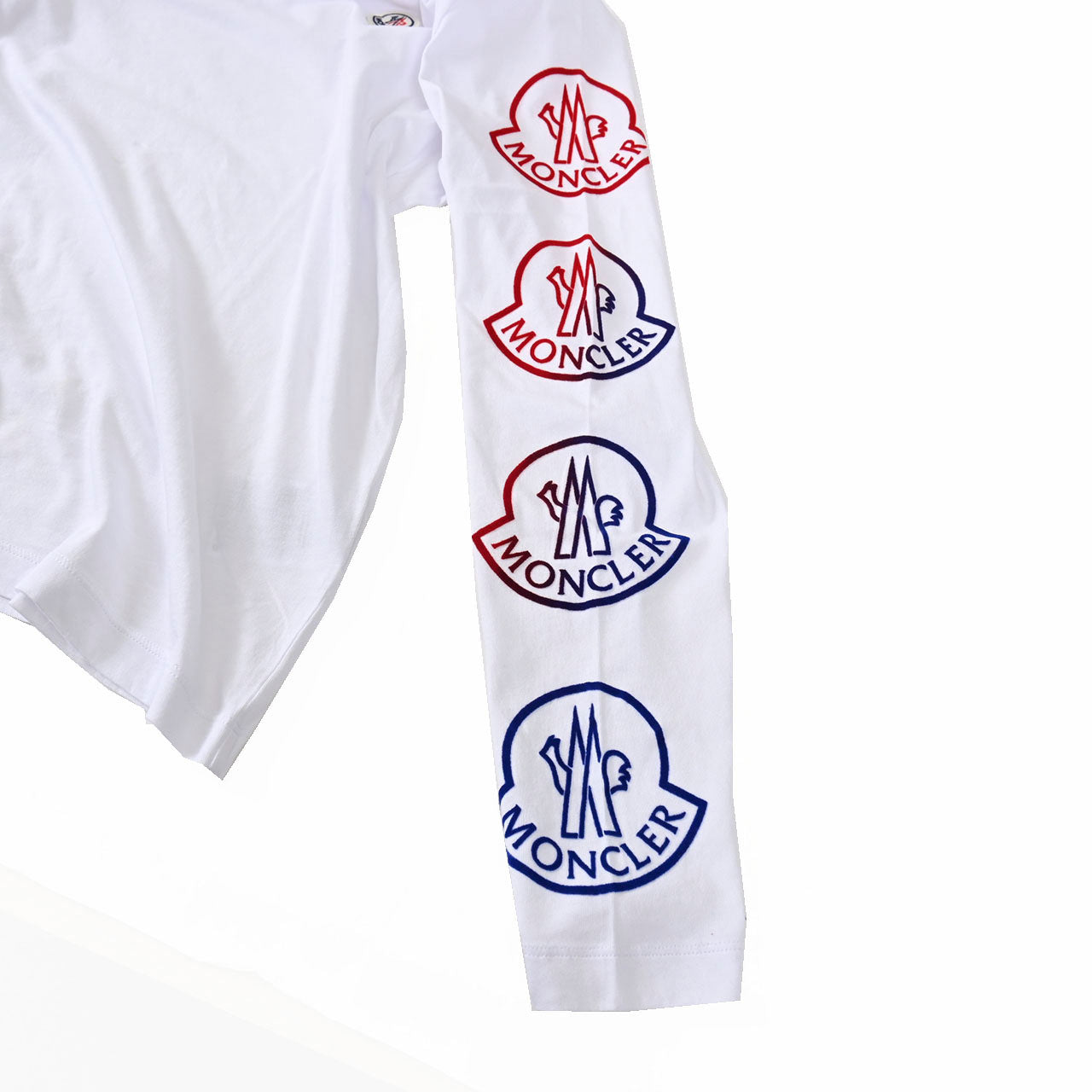 モンクレール MONCLER Tシャツ 8D00011 829H8 001 ホワイト メンズ 【ラスト1点 XLサイズ】