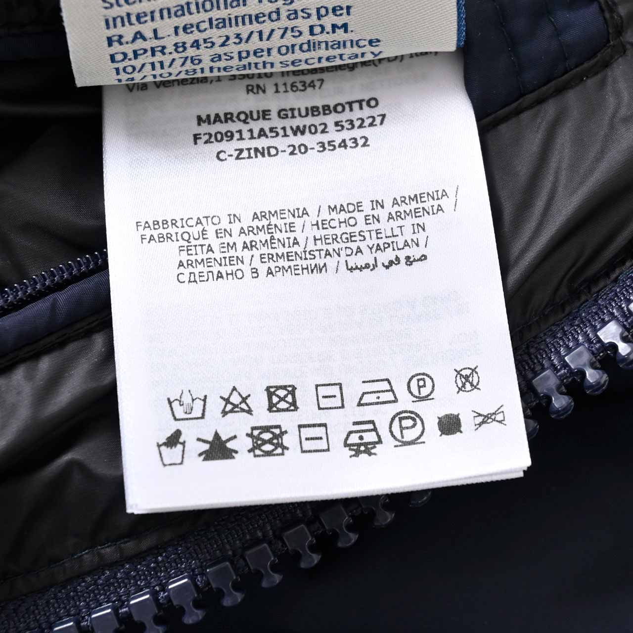 モンクレール MONCLER ダウンジャケット MARQUE 1A51W02 53227 742 ネイビー メンズ 【最終入荷 売り切りセール】