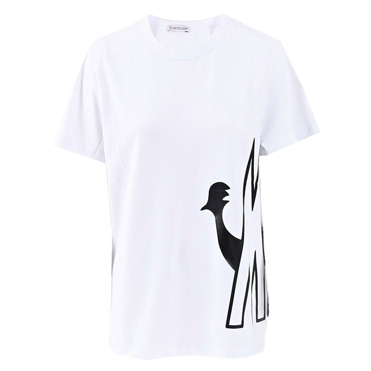 モンクレール MONCLER Tシャツ 8046150 V8043 001 ホワイト メンズ 【ラスト1点 XSサイズ】
