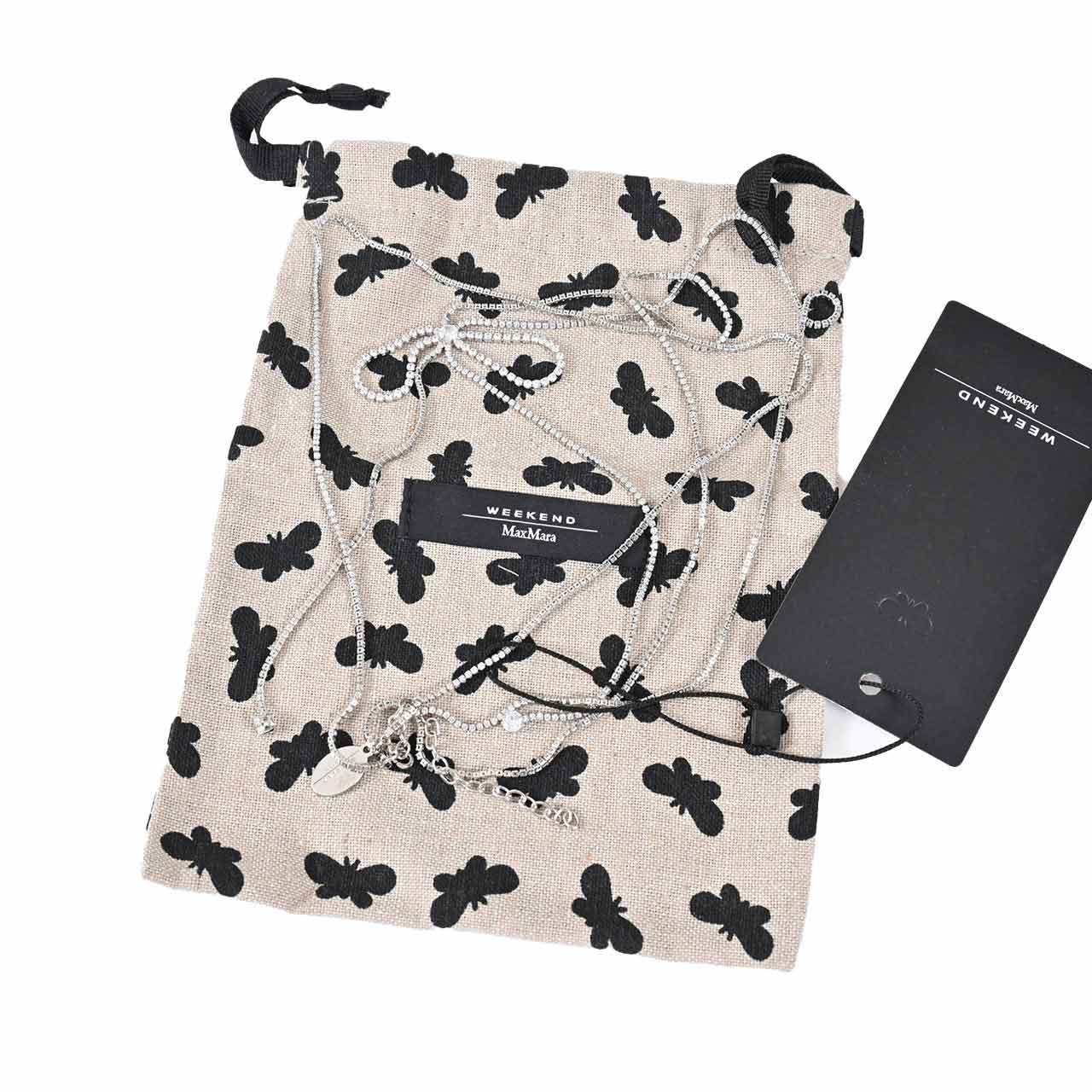 ウィークエンド マックスマーラ WEEKEND MAXMARA ネックレス WERTHER 57560456 001 シルバー 2024AW レディース 【再入荷なし 在庫限り】 【10%OFFクーポン対象】