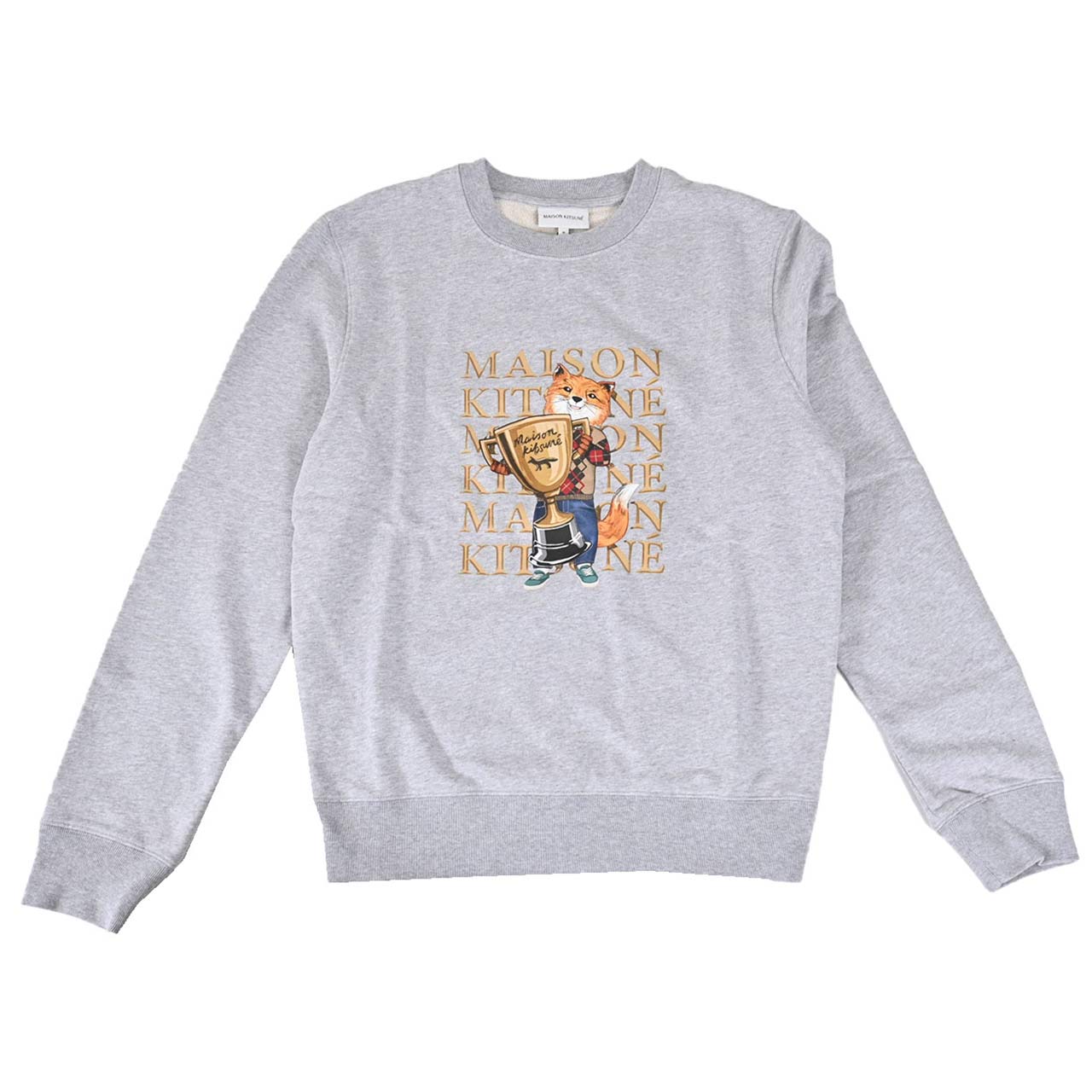 【期間限定SALE】 メゾン キツネ MAISON KITSUNE トレーナー LM00311KM0001 H150 グレー メンズ