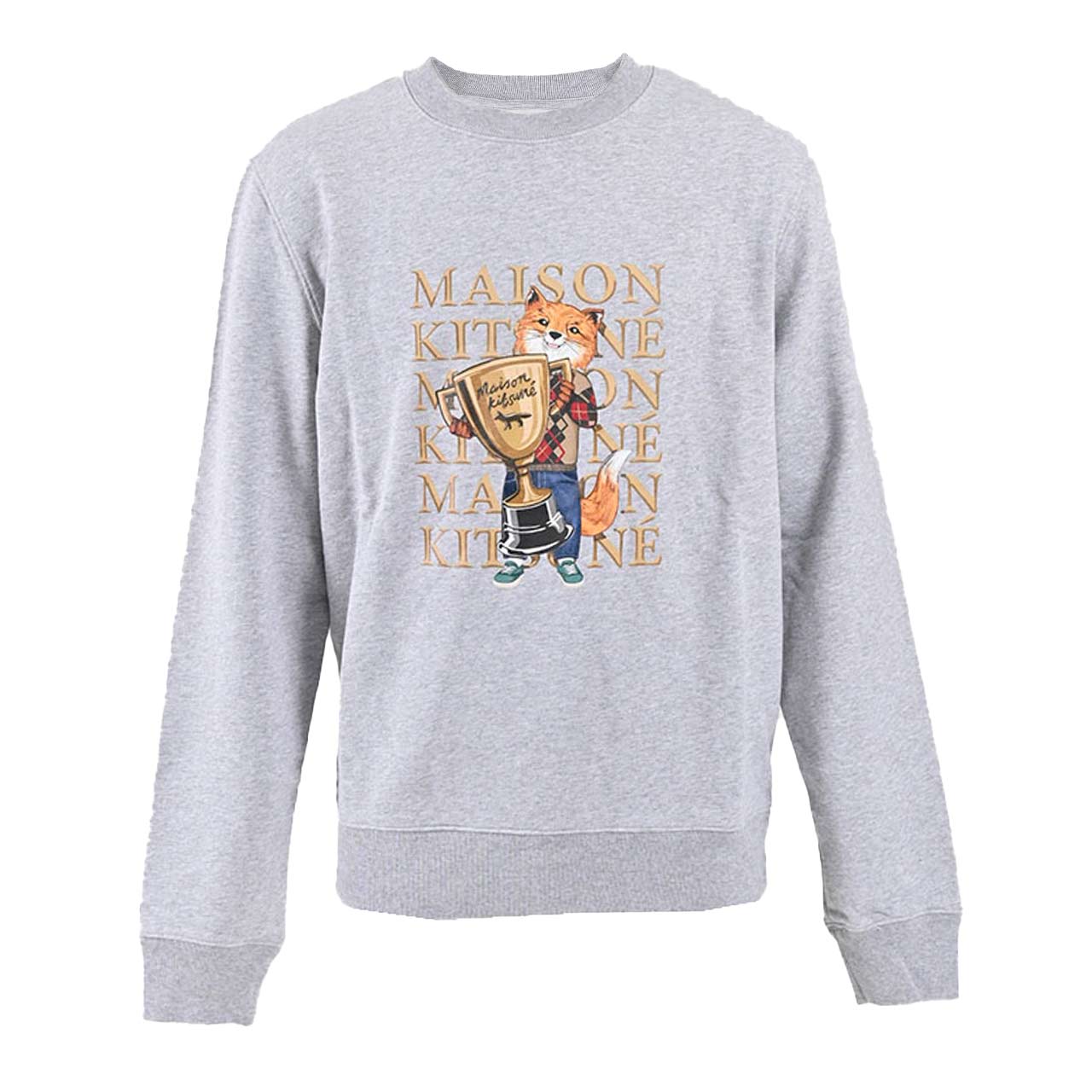 【期間限定SALE】 メゾン キツネ MAISON KITSUNE トレーナー LM00311KM0001 H150 グレー メンズ