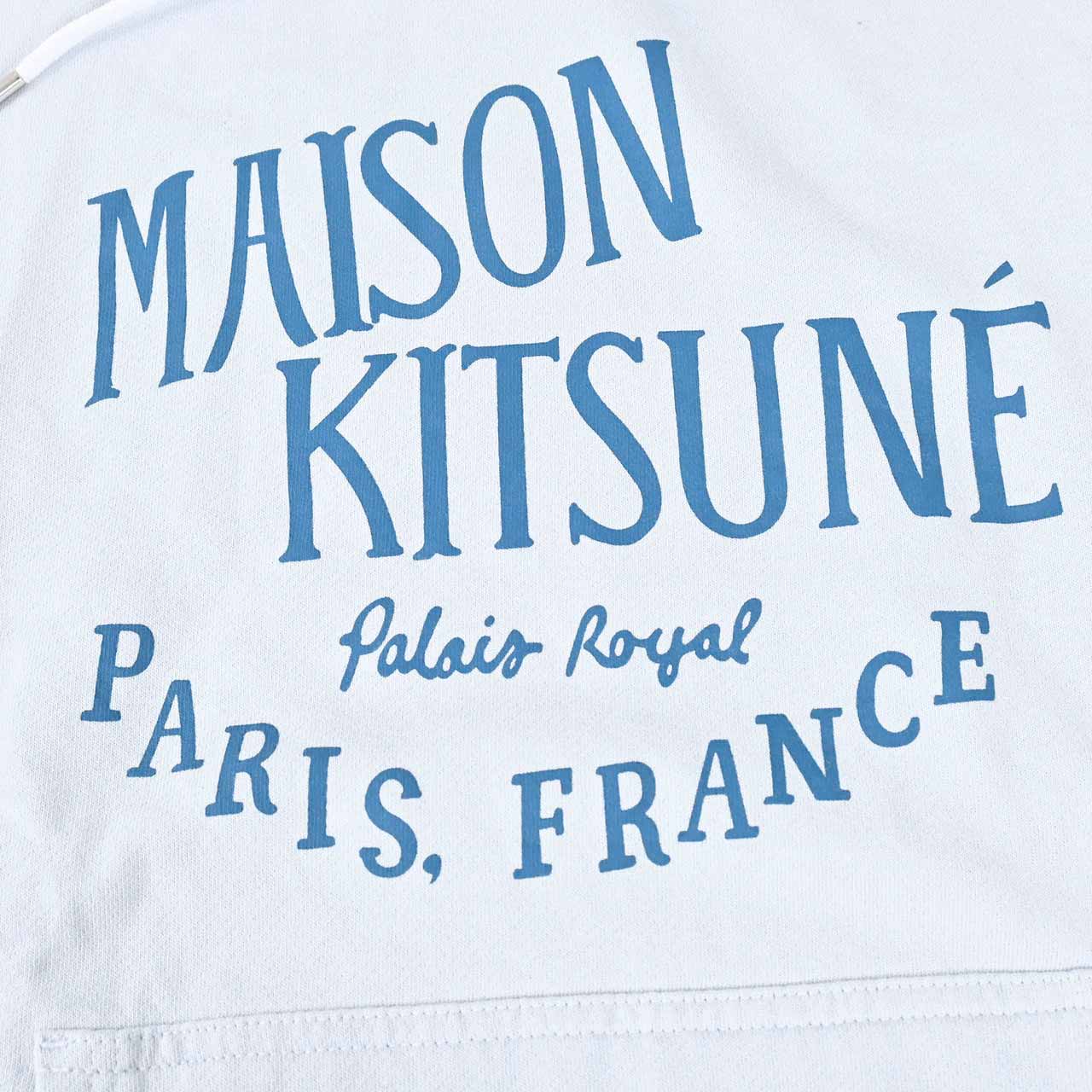 【期間限定SALE】 メゾン キツネ MAISON KITSUNE パーカー LM00707KM0001 P445 ブルー メンズ