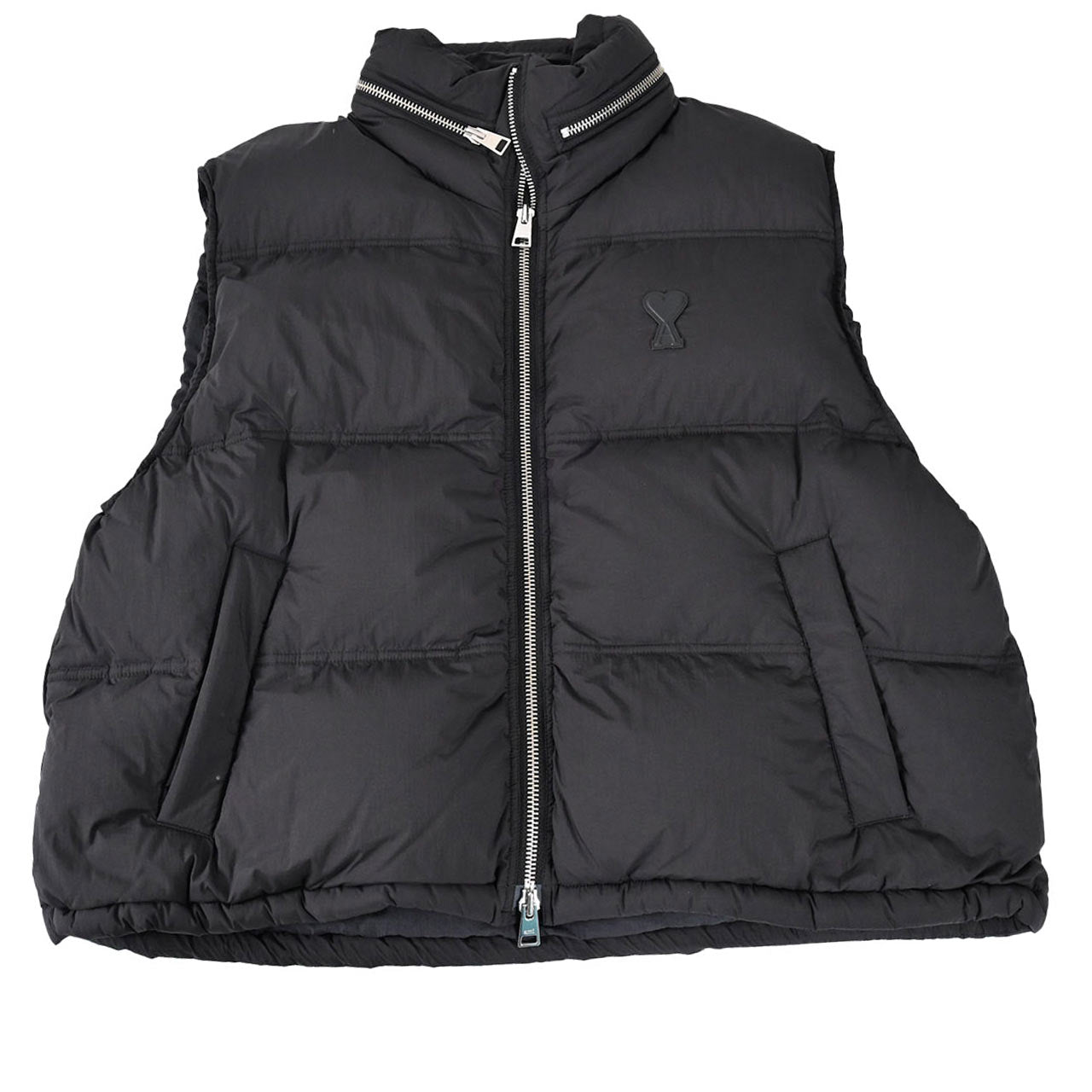 アミ AMI ダウンベスト HJK703.PA0009 001 ブラック 2024AW メンズ 【お値段見直し】 SALE